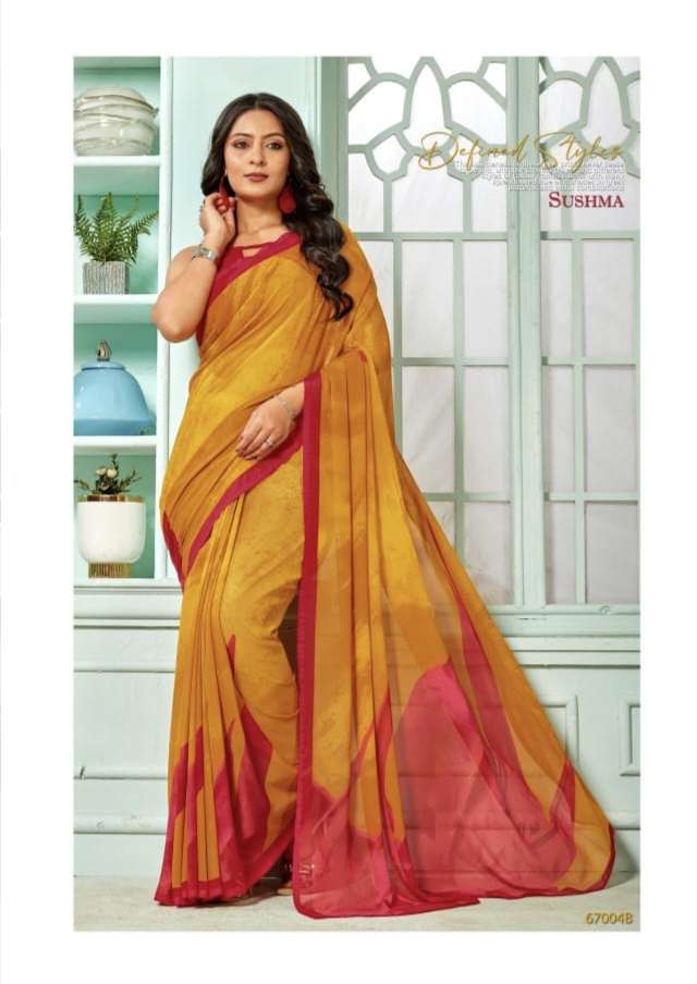 FLOURISH SERIES 67001A TO 67004D By SUSHMA saree Collection manufacturer surat 