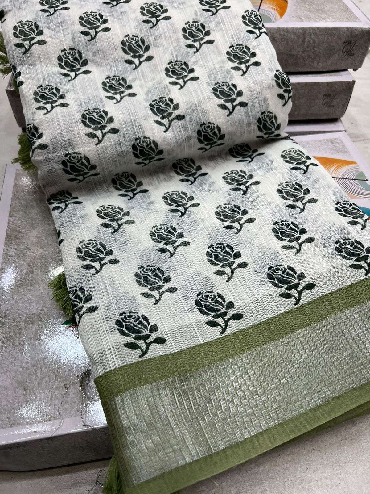 Gangubai Linen – Summer Special Cotton Saree Collection