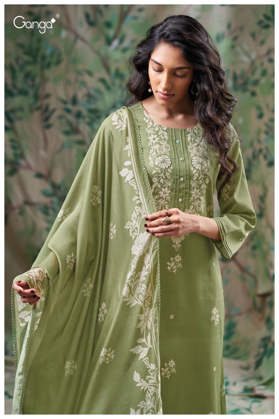 GISELLE 3705 by GANGA Suit collection manufacturers surat 