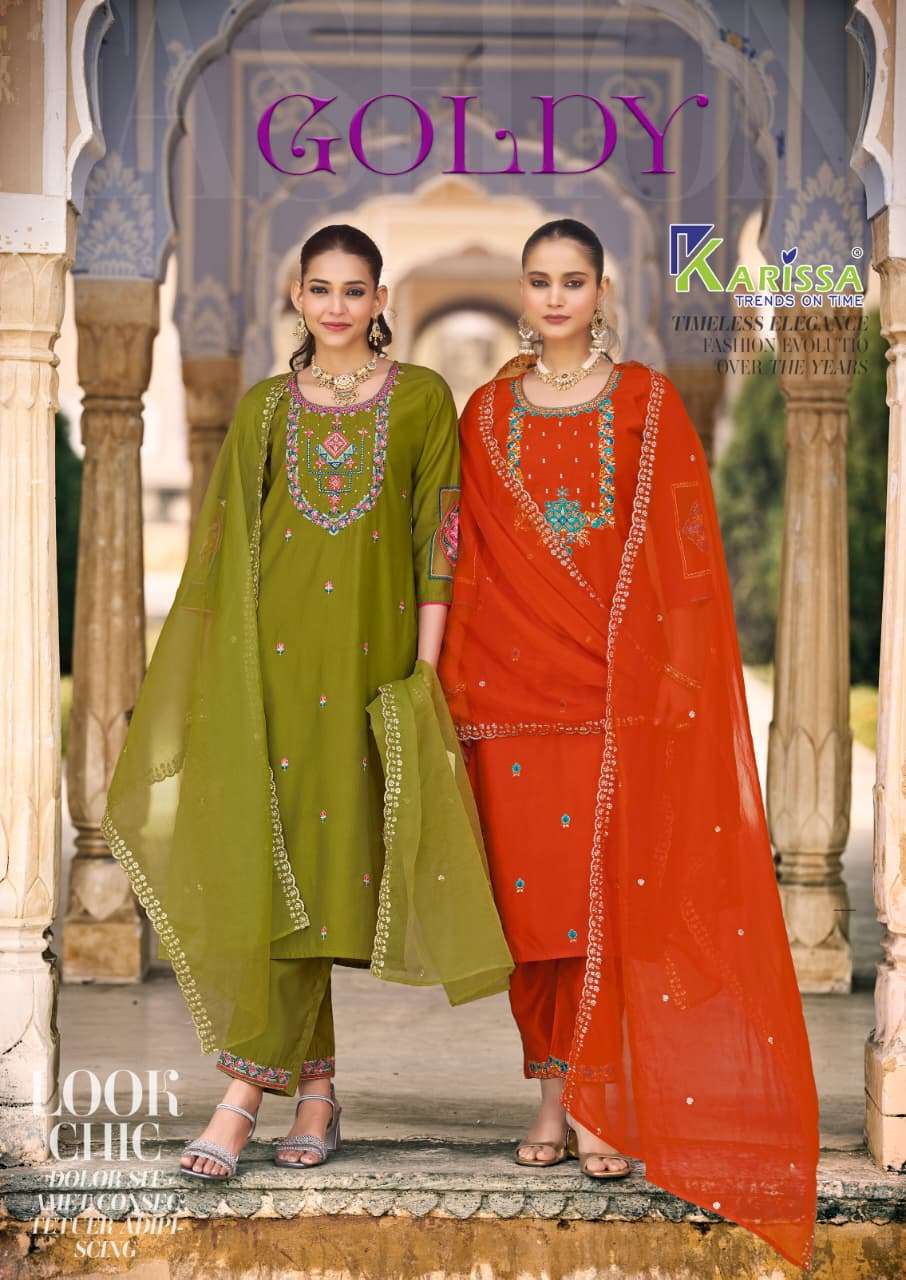 GOLDY 1 by KARISSA kurti collection manufacturers surat 