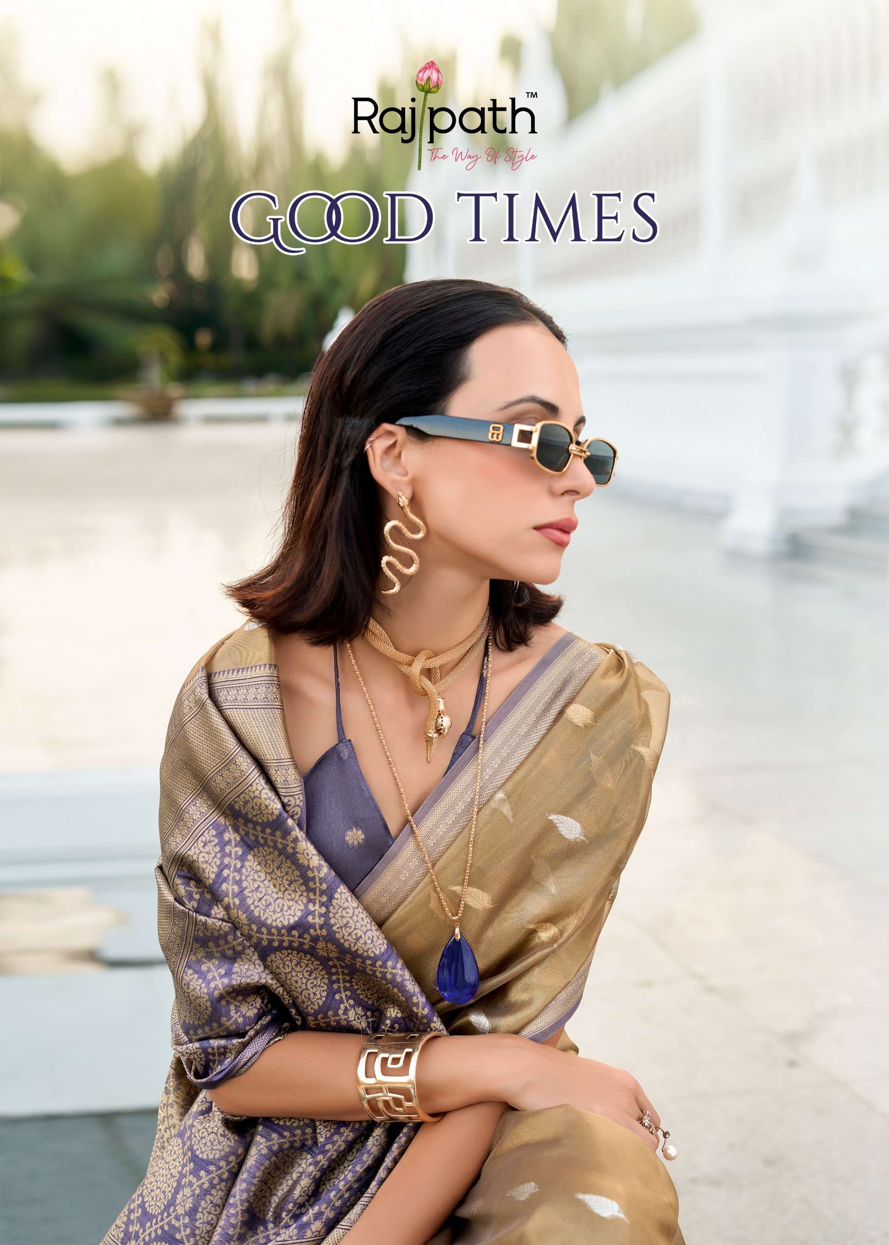 GOOD TIMES 1 by RajPath Fabric saree Collection manufacturer surat 