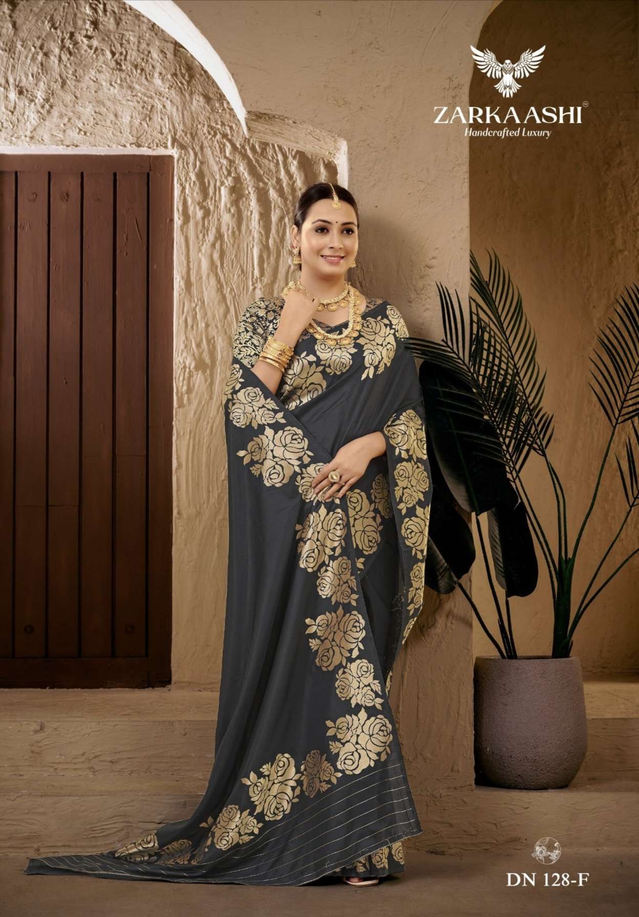 Gulab kali Series 187A TO 187D By Zarkaashi saree Collection manufacturer surat 