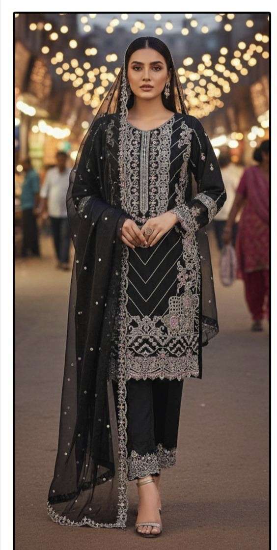 HF 501 A To D by Hoor Tex Suit collection manufacturers surat 