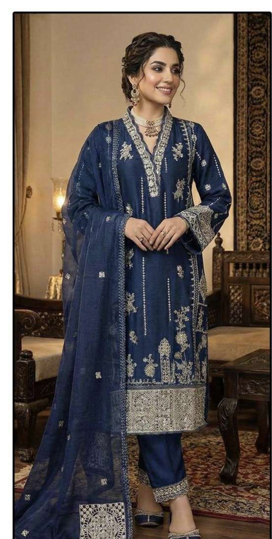 HF 583 A To D by Hoor Tex suit collection manufacturers surat 