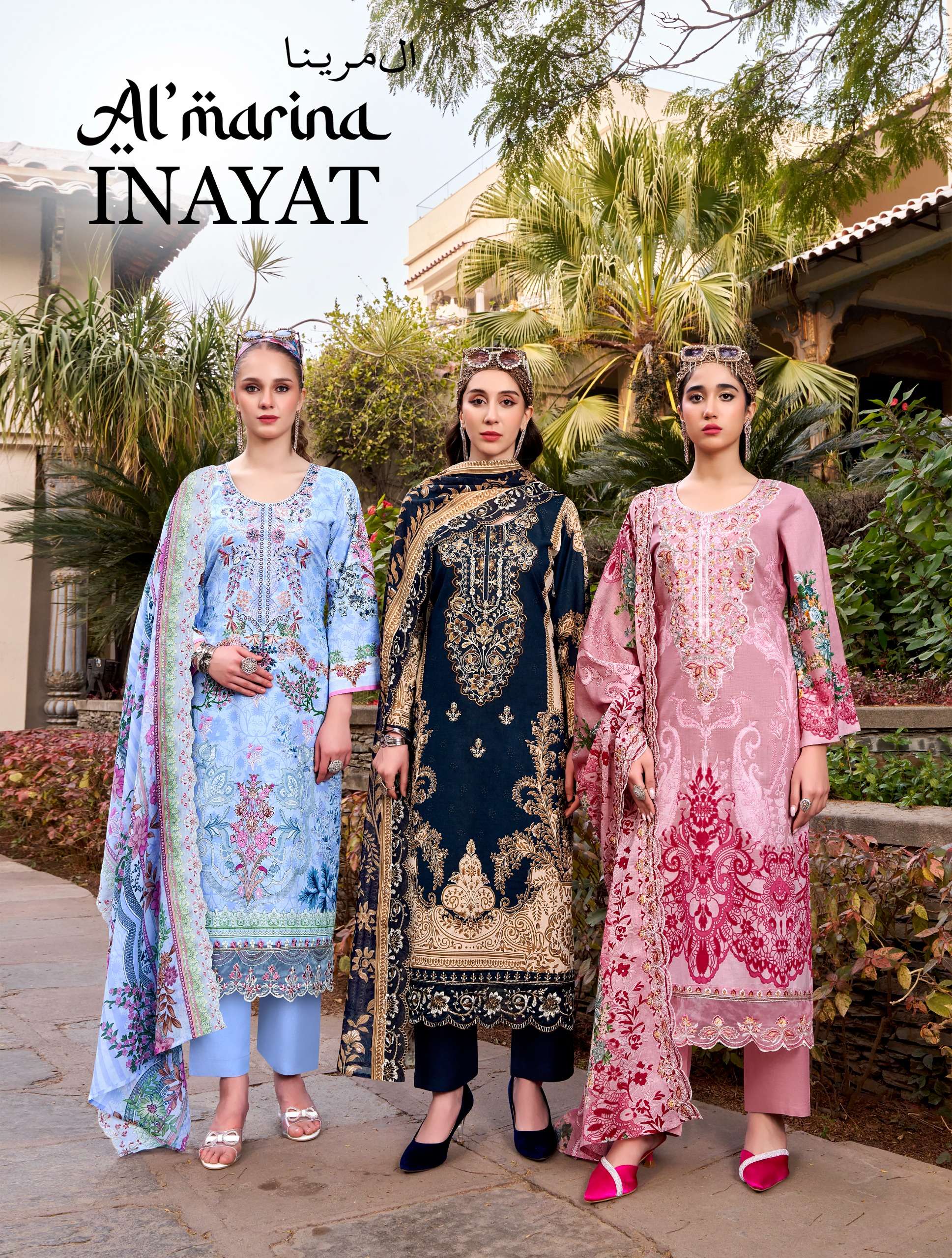 INAYAT by ALMARINA suit collection manufacturers surat 