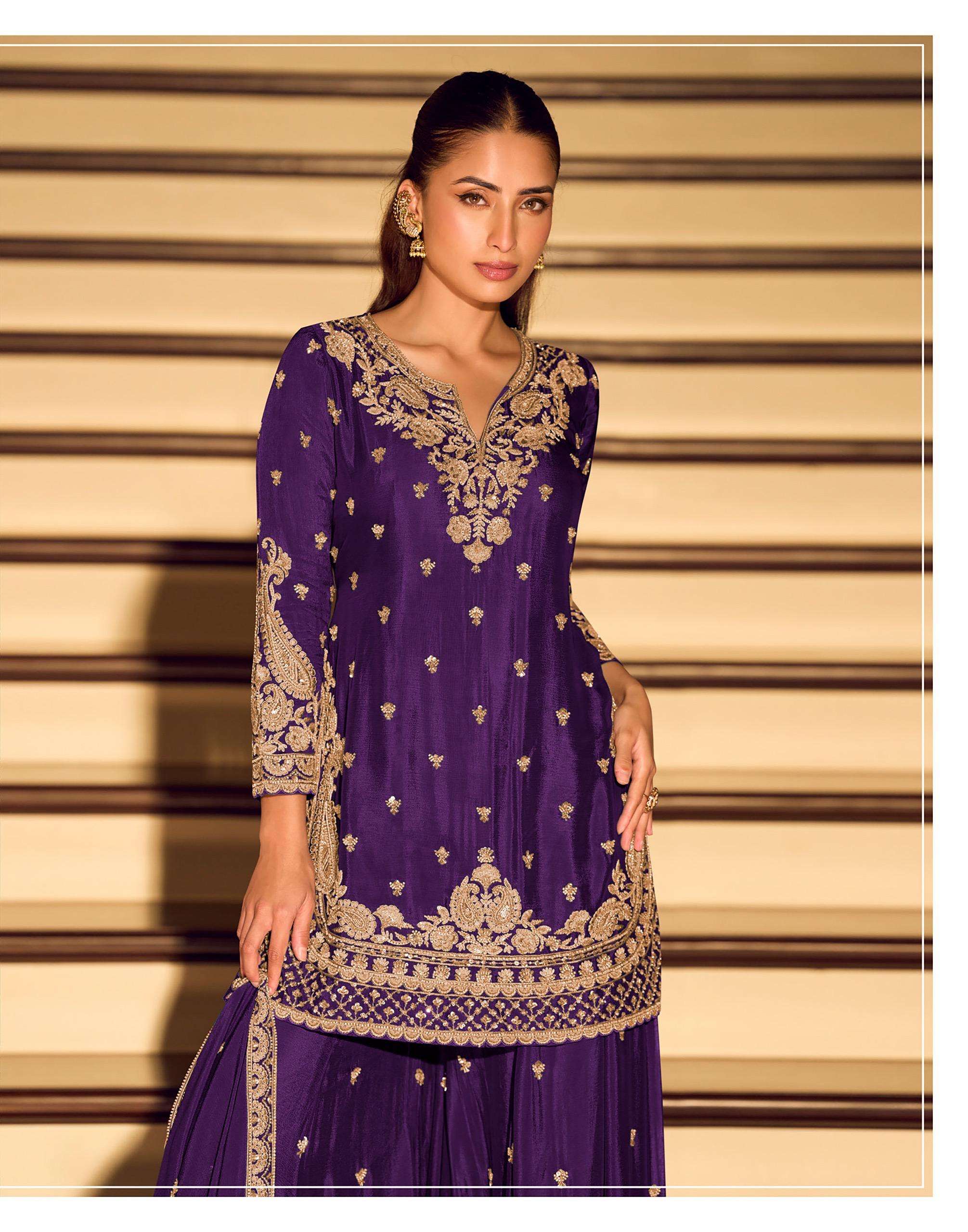 KANCHAN GOLD by SAYURI DESIGNER suit collection manufacturers surat 