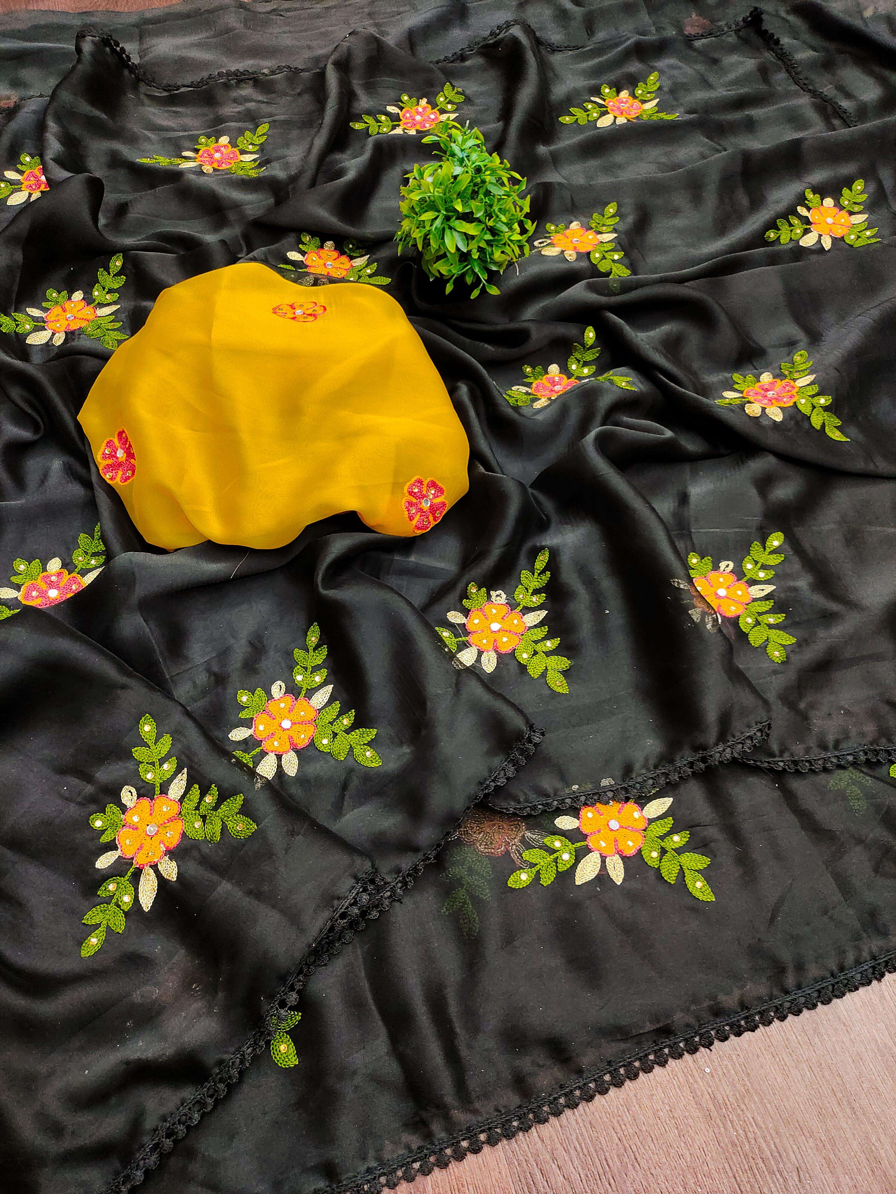 KHUSHI Beautiful Party wear Designer saree Collection manufacturer surat