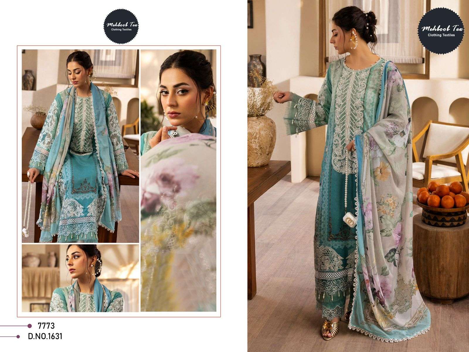 M PRINT SPRING SUMMER vol 16 by Mehbbob tex suit collection manufacturers surat 