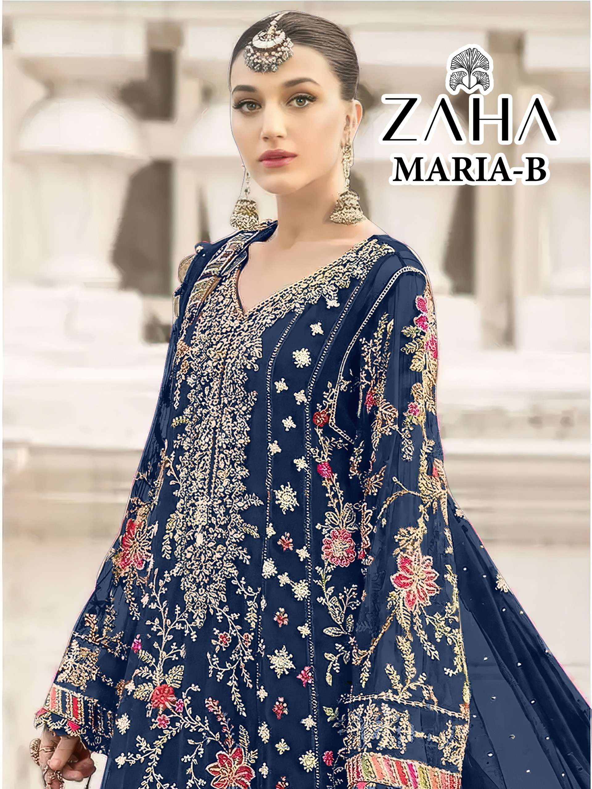 MARIA B  SD 108 A B C D by ZAHA suit collection manufacturers surat 
