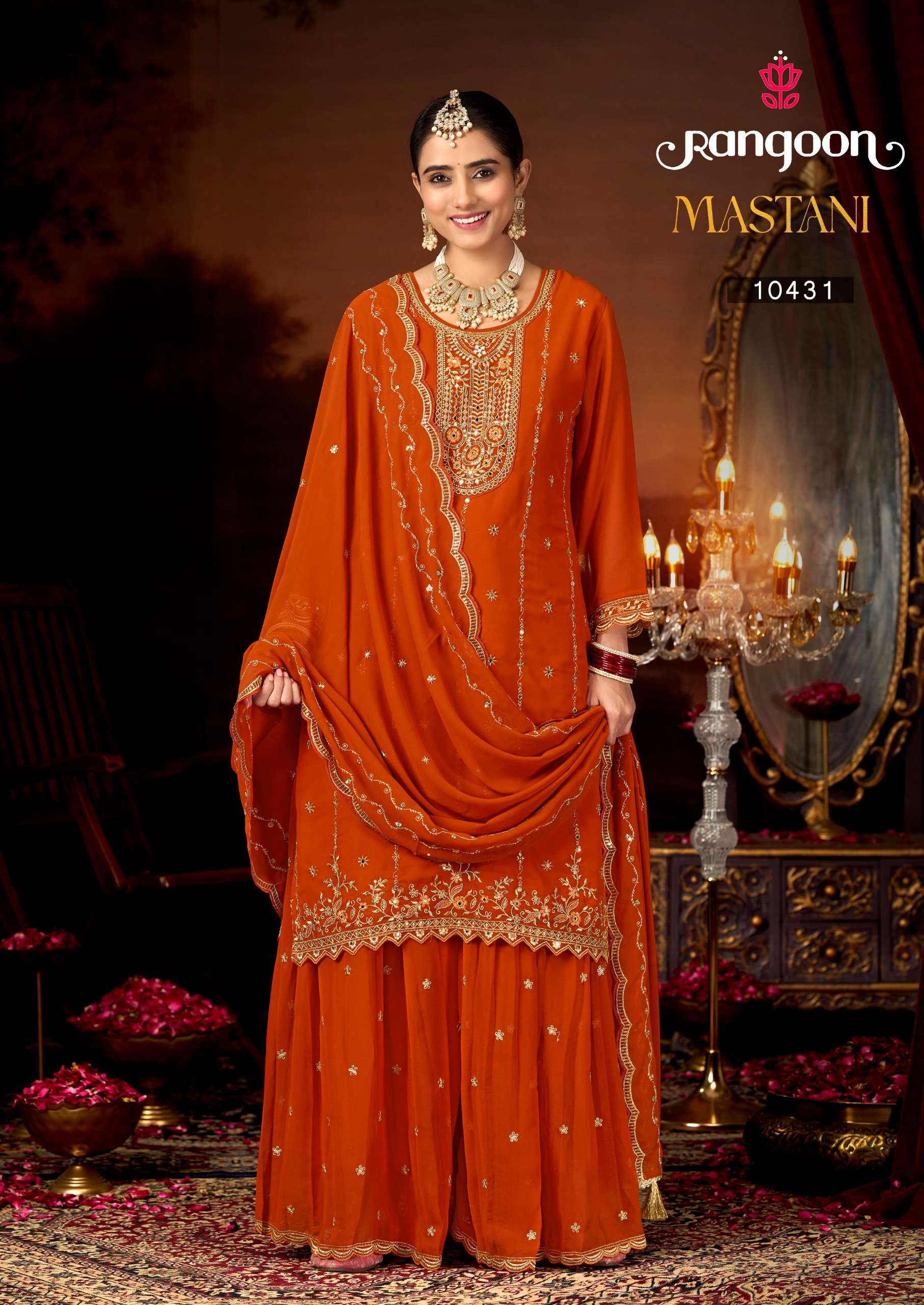 MASTANI by Rangoon kurti Sharara collection manufacturers surat 