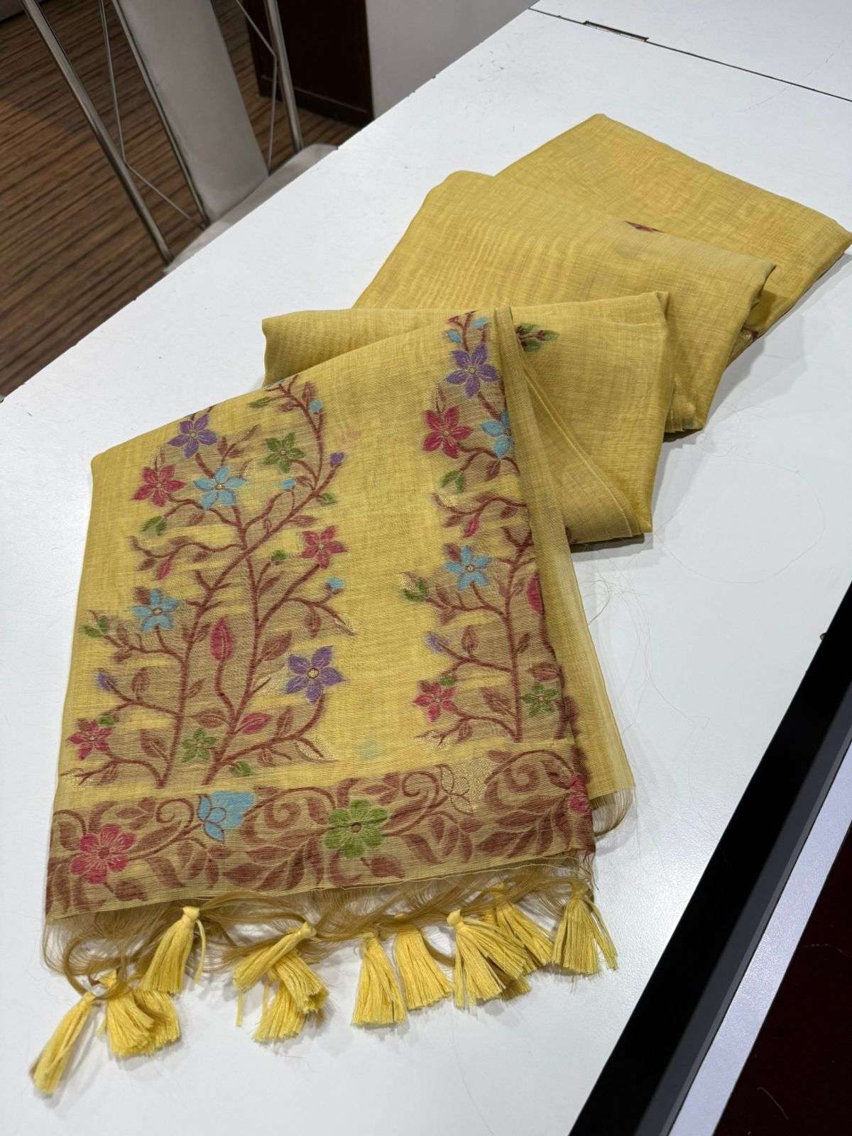 Muga Cotton 240 – Jamdani Charm