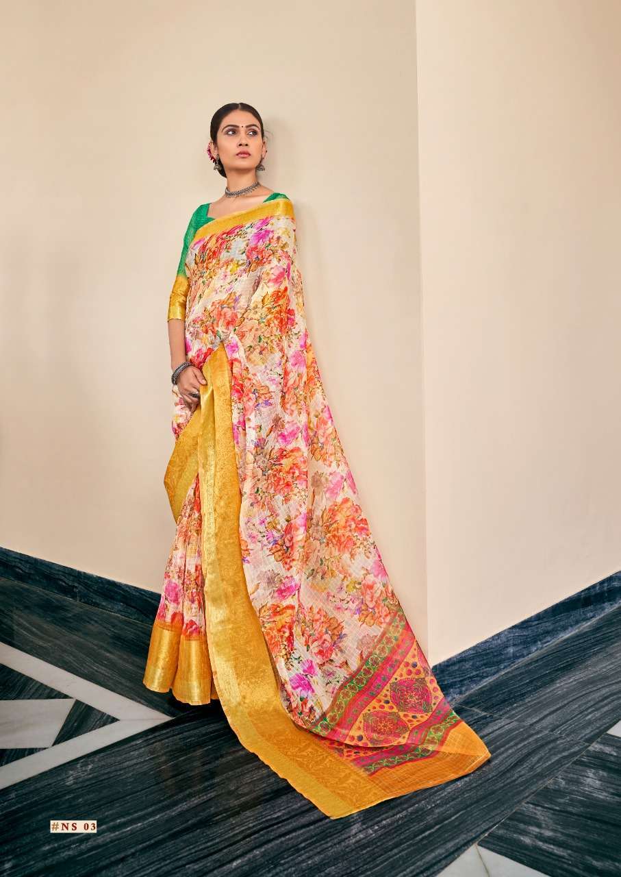 Nandi Silk Collection – Soft Organza Silk Saree