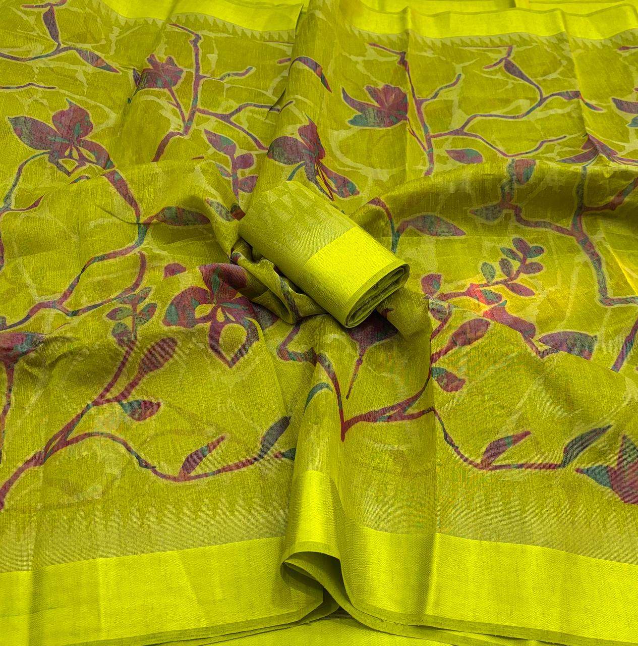 New Arrival – Exclusive Linen Brasso Saree