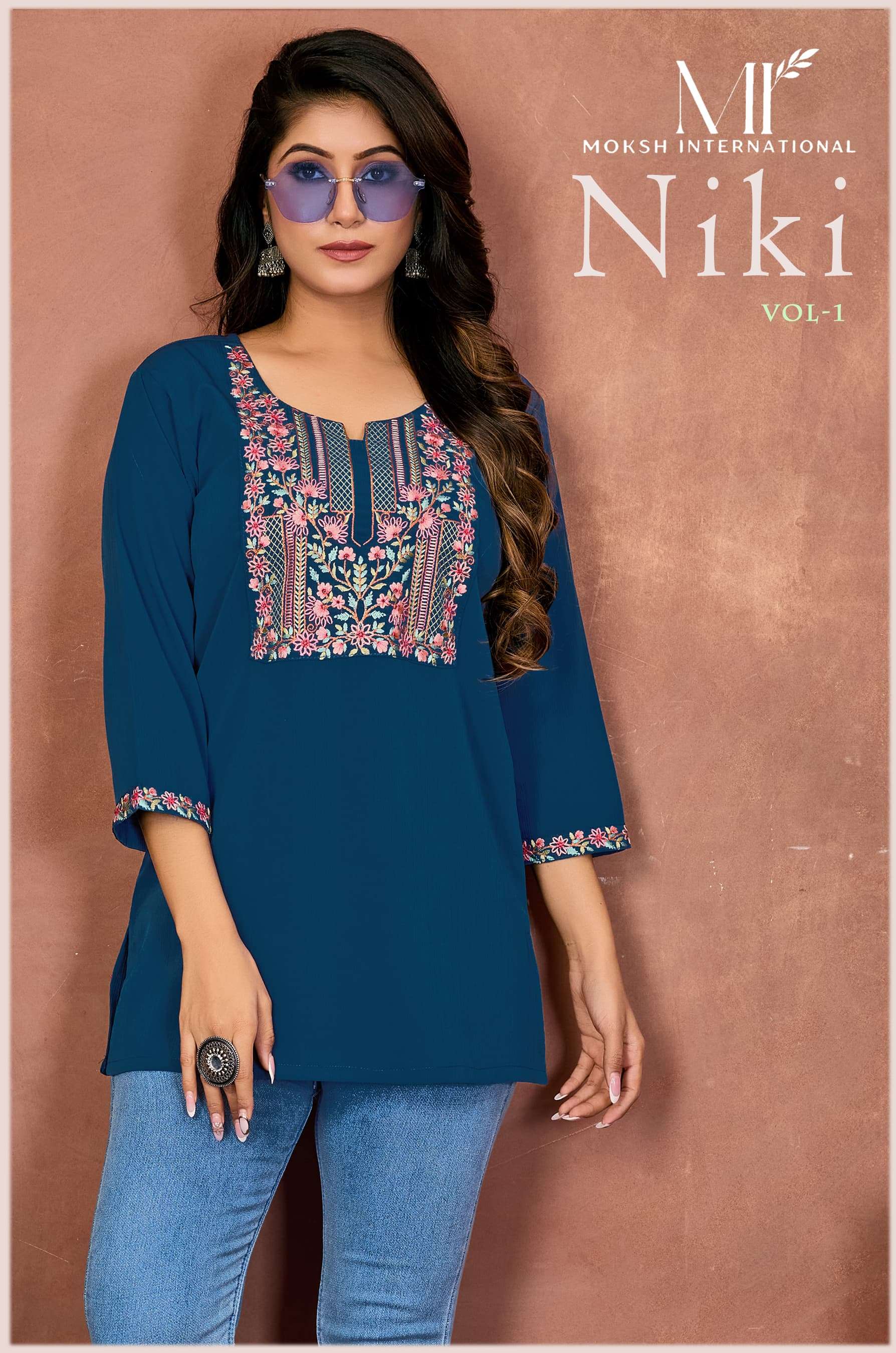 NIKI VOL 1 by Moksh International kurti collection manufacturers surat 