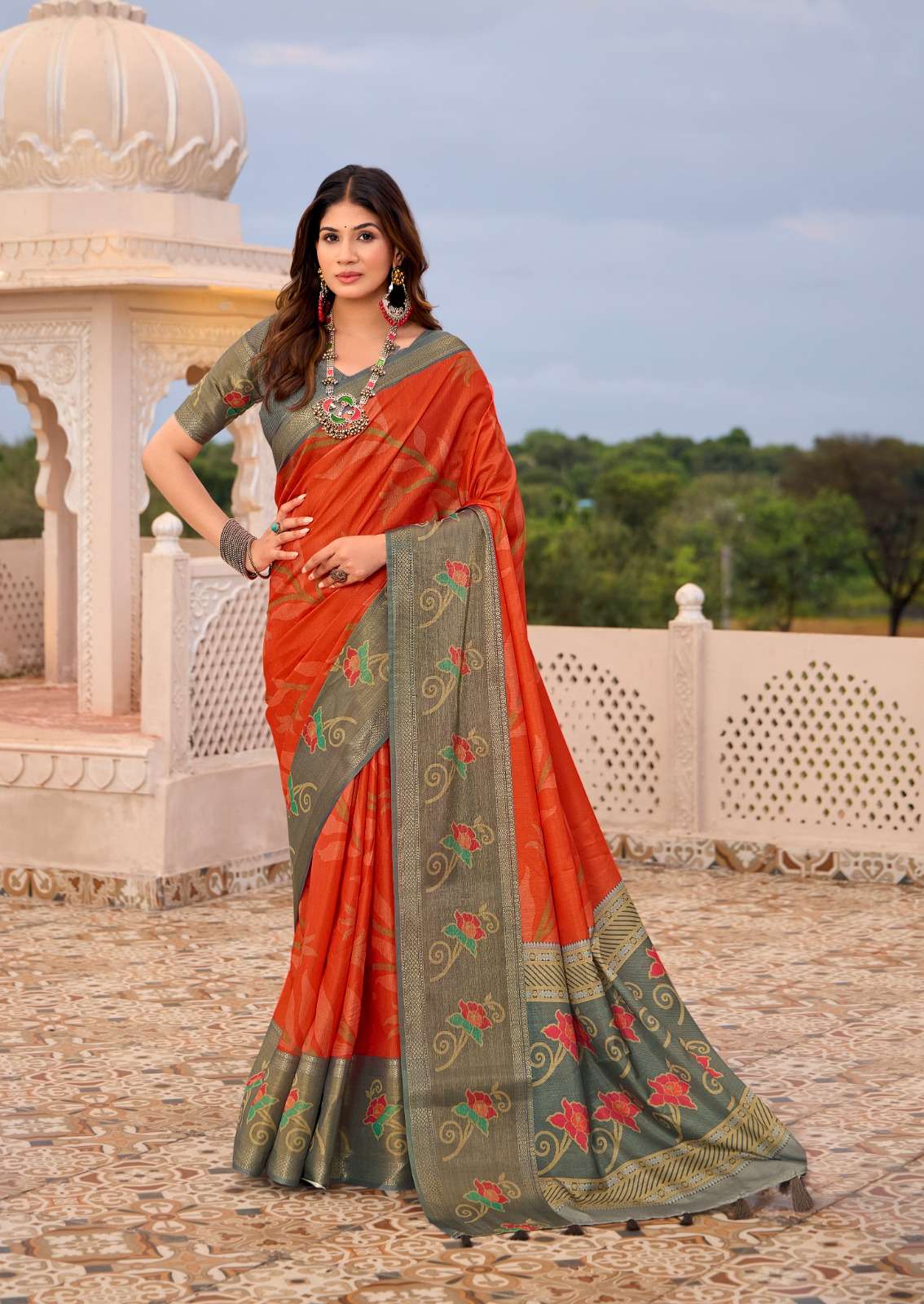 Premium Soft Lilly Silk Saree – Elegant & Graceful Collection