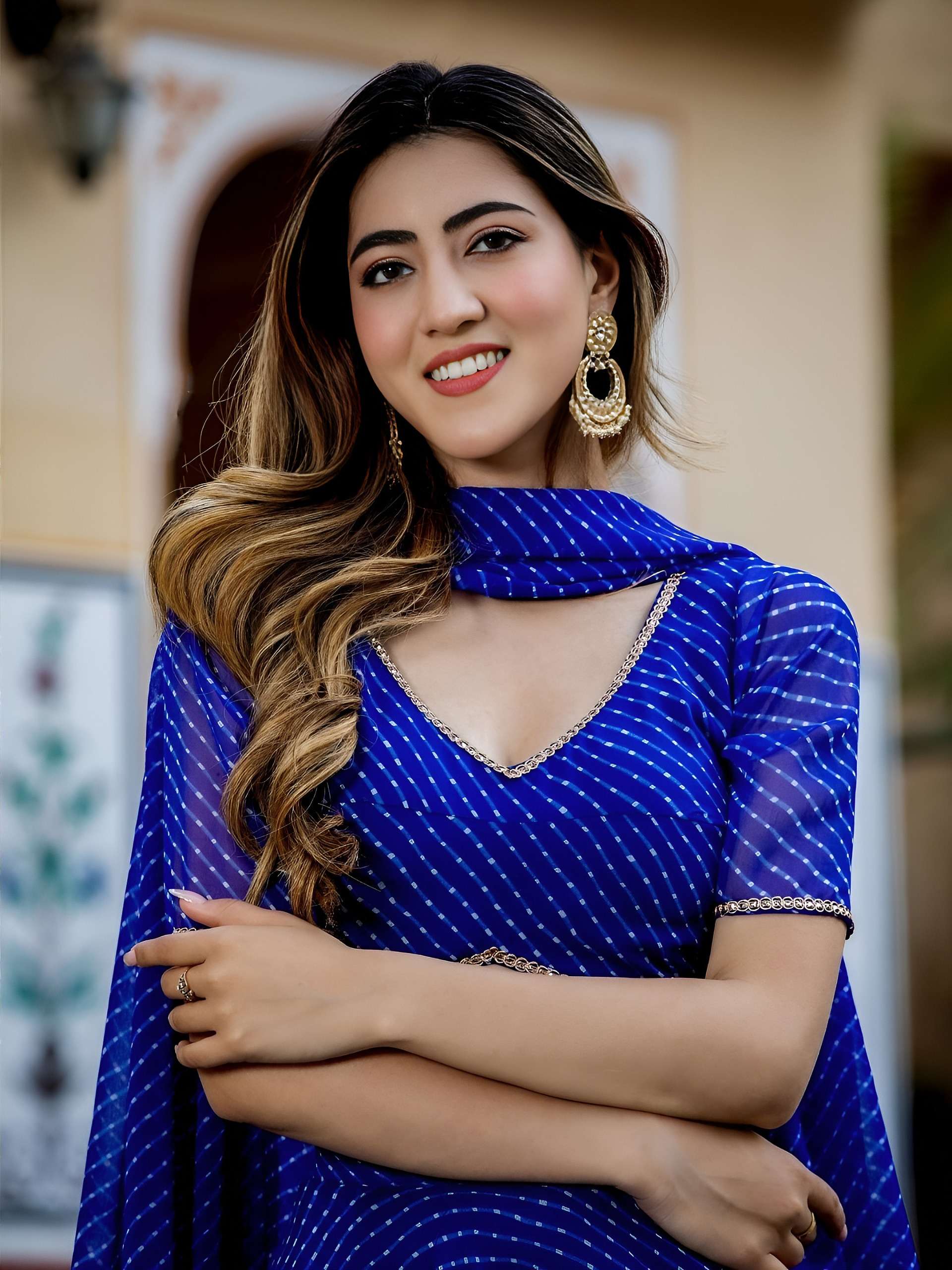 Product Code 15049 Blue Lehenga choli collection manufacturers surat 