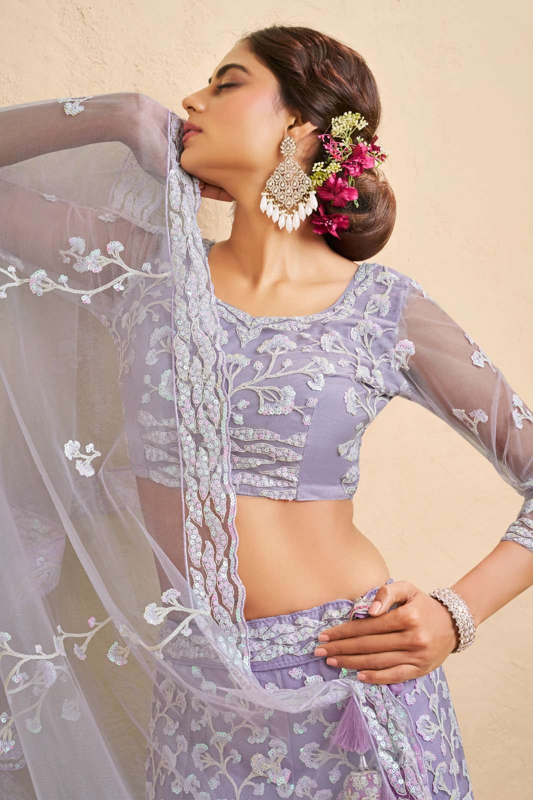 Product Code 6171 LAVENDOR Lehenga choli collection manufacturers surat 