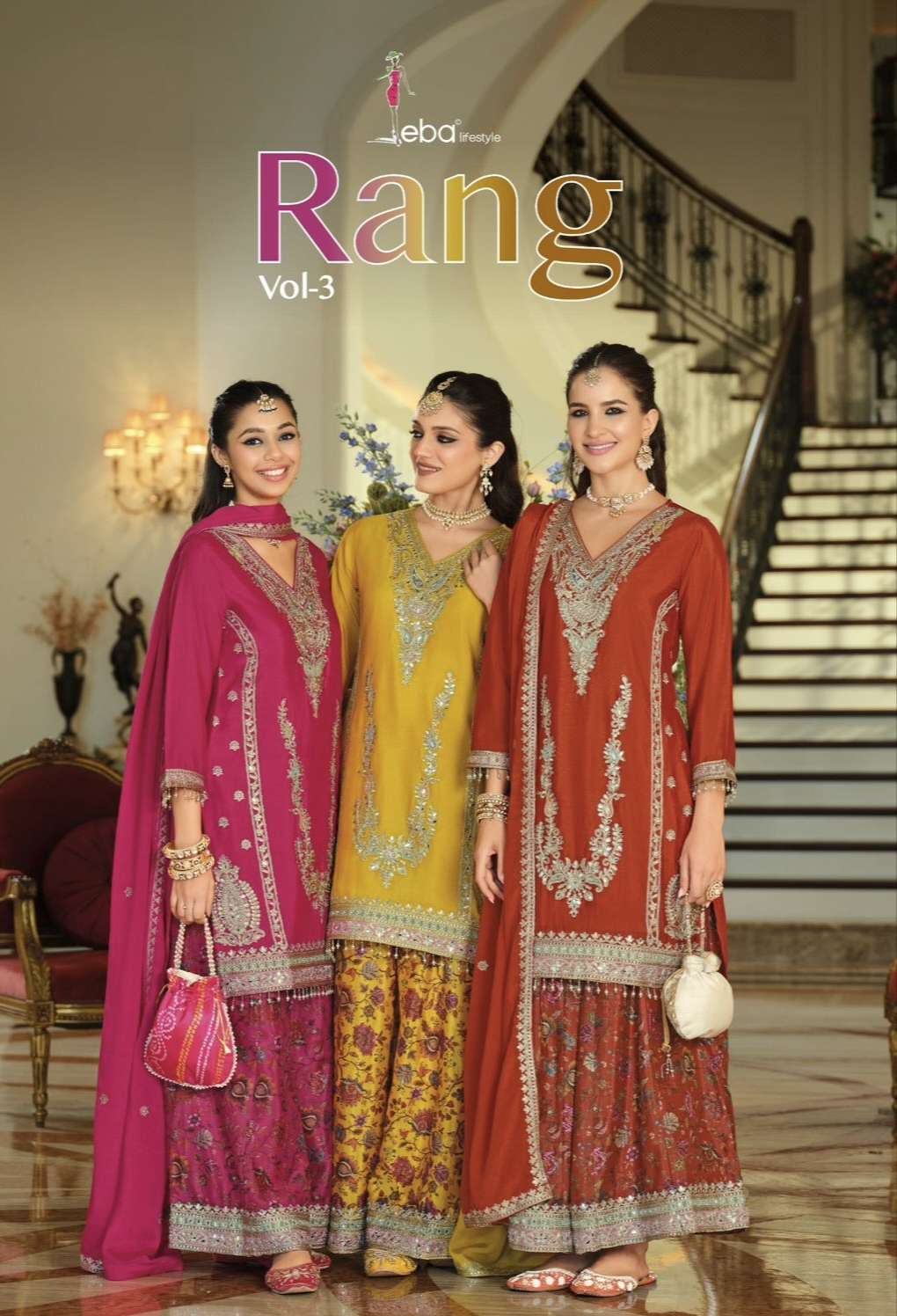Rang vol 4 by eba Life style suit collection manufacturers surat