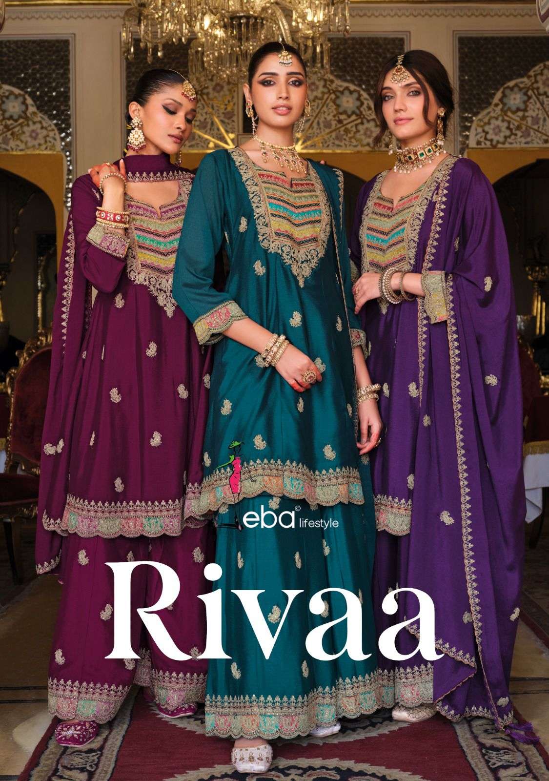 Rivaa by EBA LIFESTYLE  Suit collection manufacturers surat 