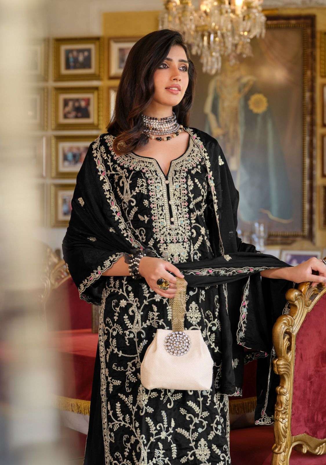 SANGEET B W by EBA LIFESTYLE suit collection manufacturers surat 