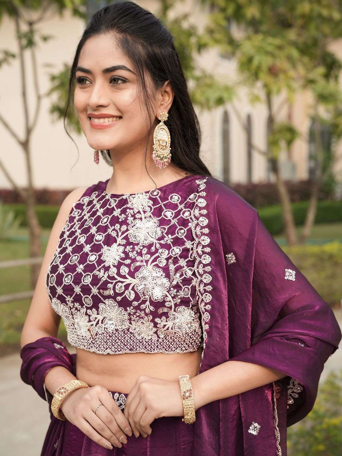 Sangria Silk Lehenga Choli  Collection manufacturers surat 