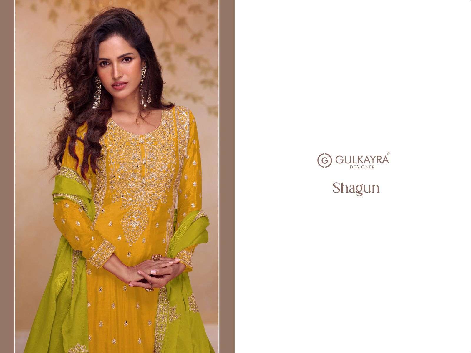 SHAGUN 1 by Gulkayra Designer suit collection manufacturers surat 