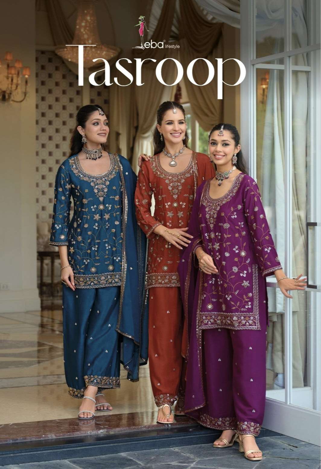 Tasroop by Eba lifestyle Suit collection manufacturers surat 