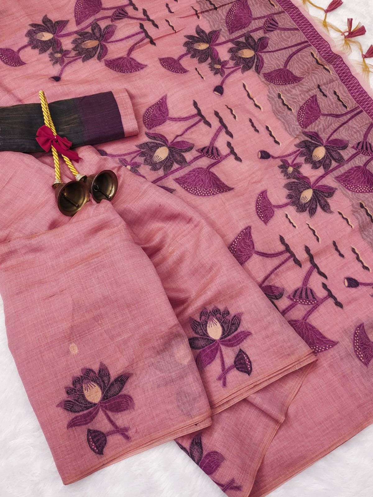 Traditional Madhubani Tussar Silk Saree
