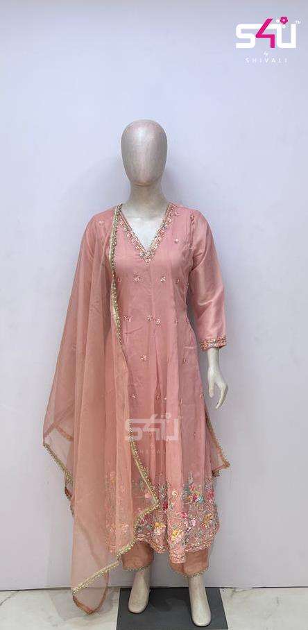 1017992 236026 F ANARKALI kurti collection manufacturers surat 