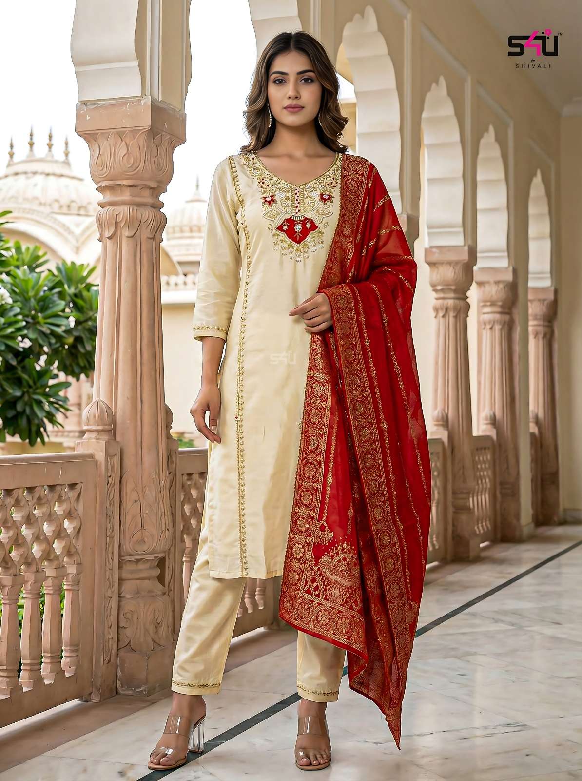 1018617 234796 WHITE  Kurti collection manufacturers surat 