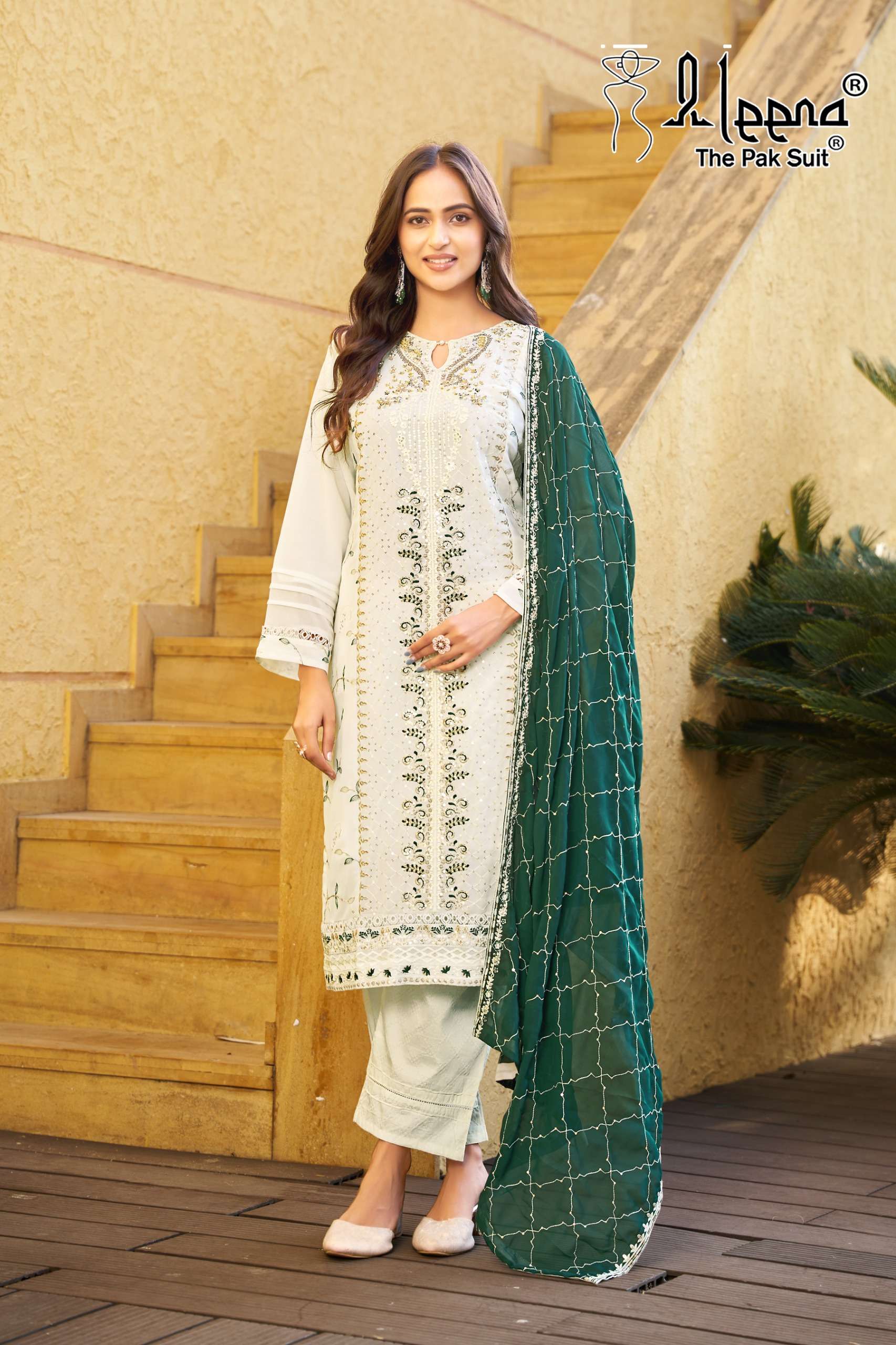 1169 A by ALEENA suit collection manufacturers surat 