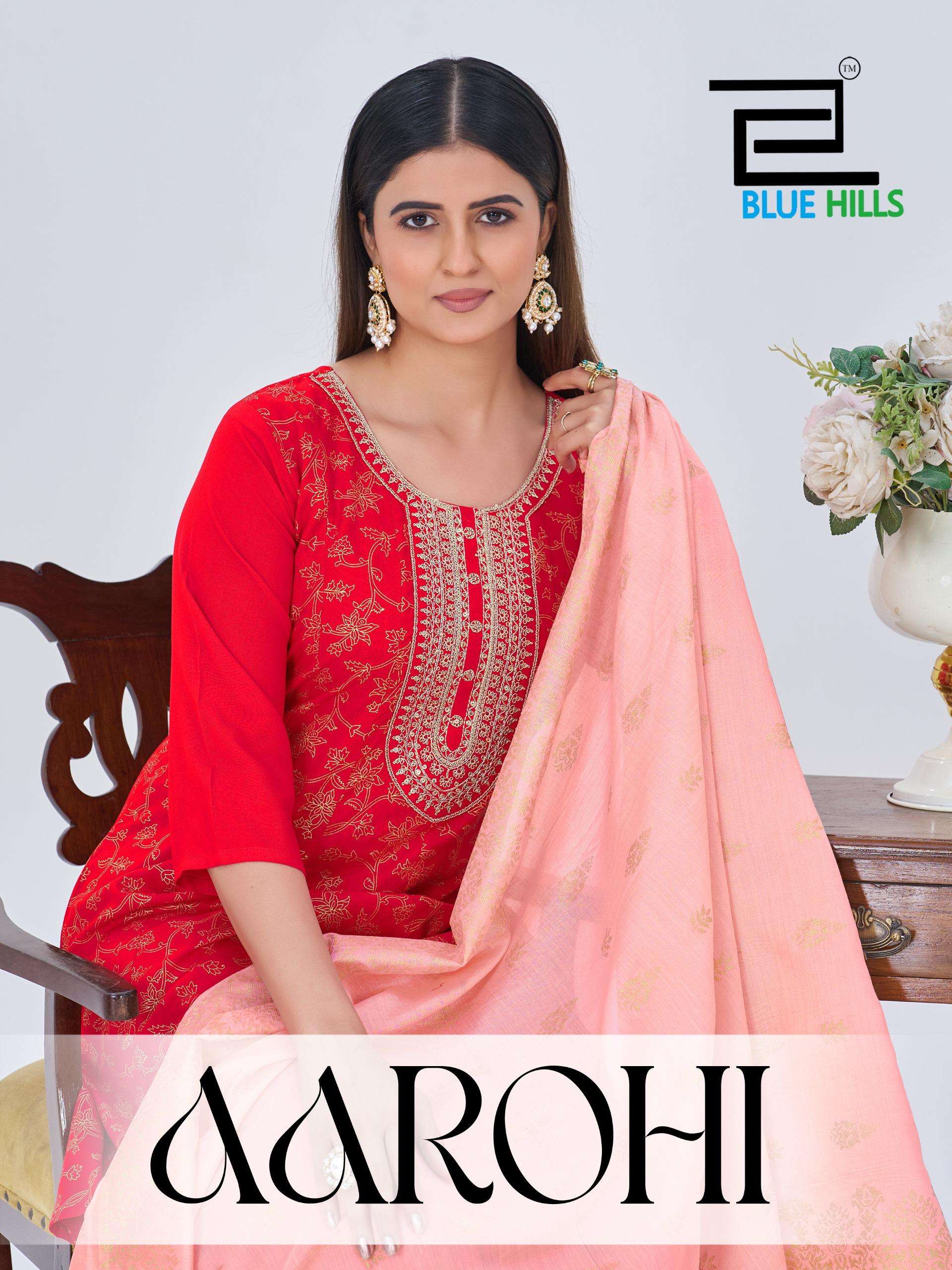 AAROHI 1 by BLUE HILLS Kurti collection manufacturers surat 