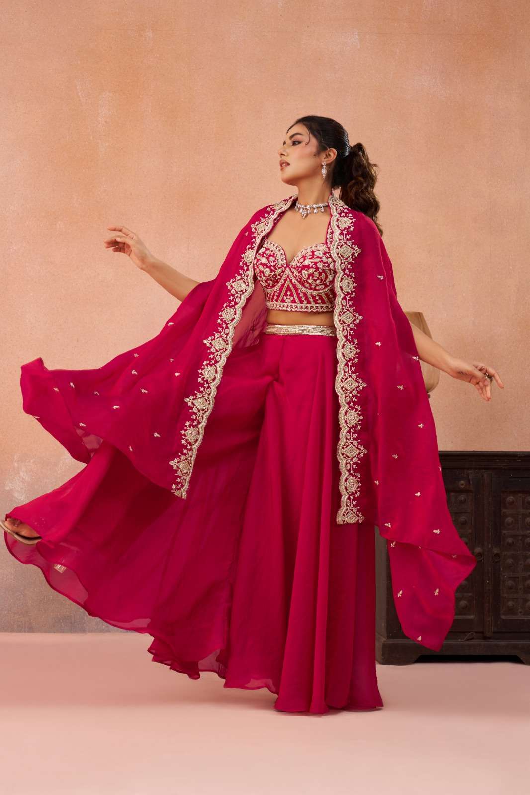 ADORN CRAFT 6 IW MORPICH AND RANI crop top collection manufacturers surat 