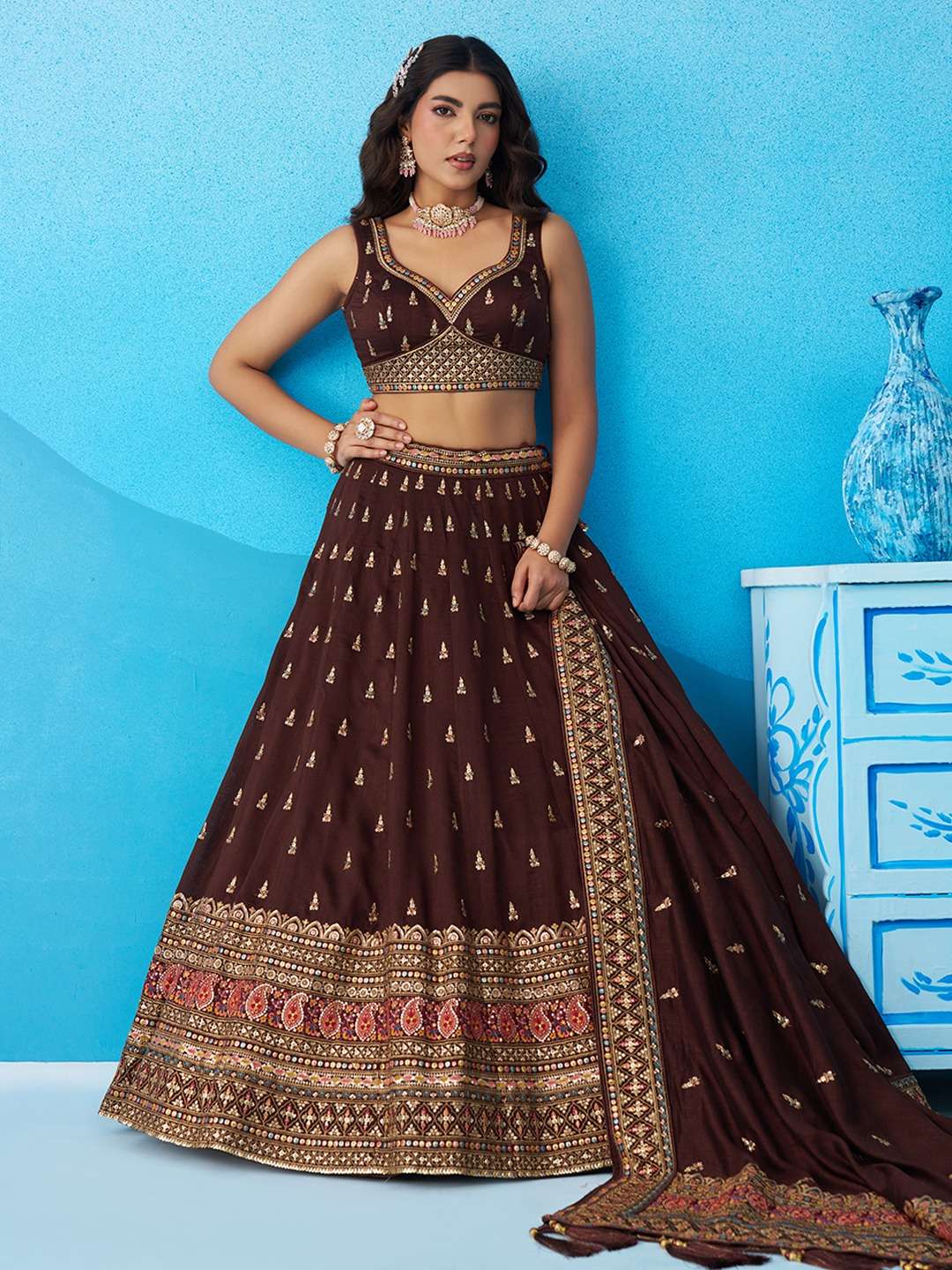 ADORN CRAFT 6213 Lehenga choli collection manufacturers surat 