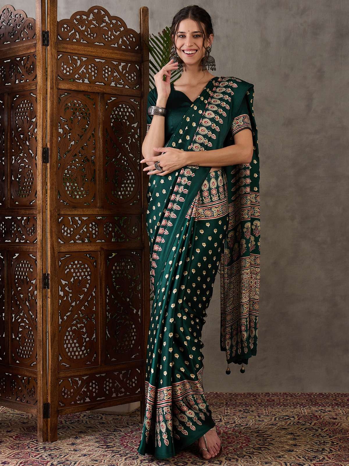 Ajarakh luxe  2 saree Collection manufacturer surat 