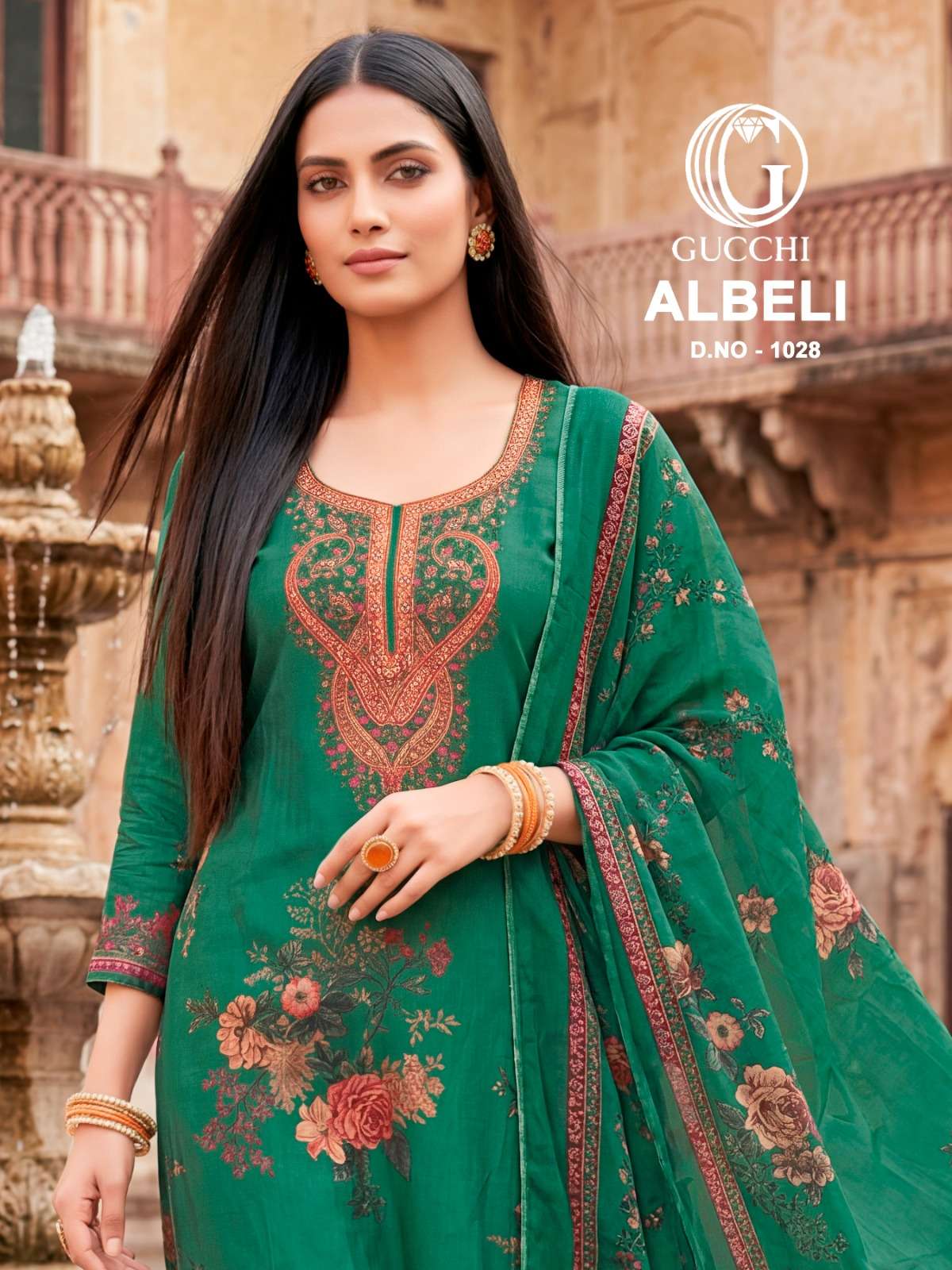 ALBELI  1028 by GUCCHI suit collection manufacturers surat 