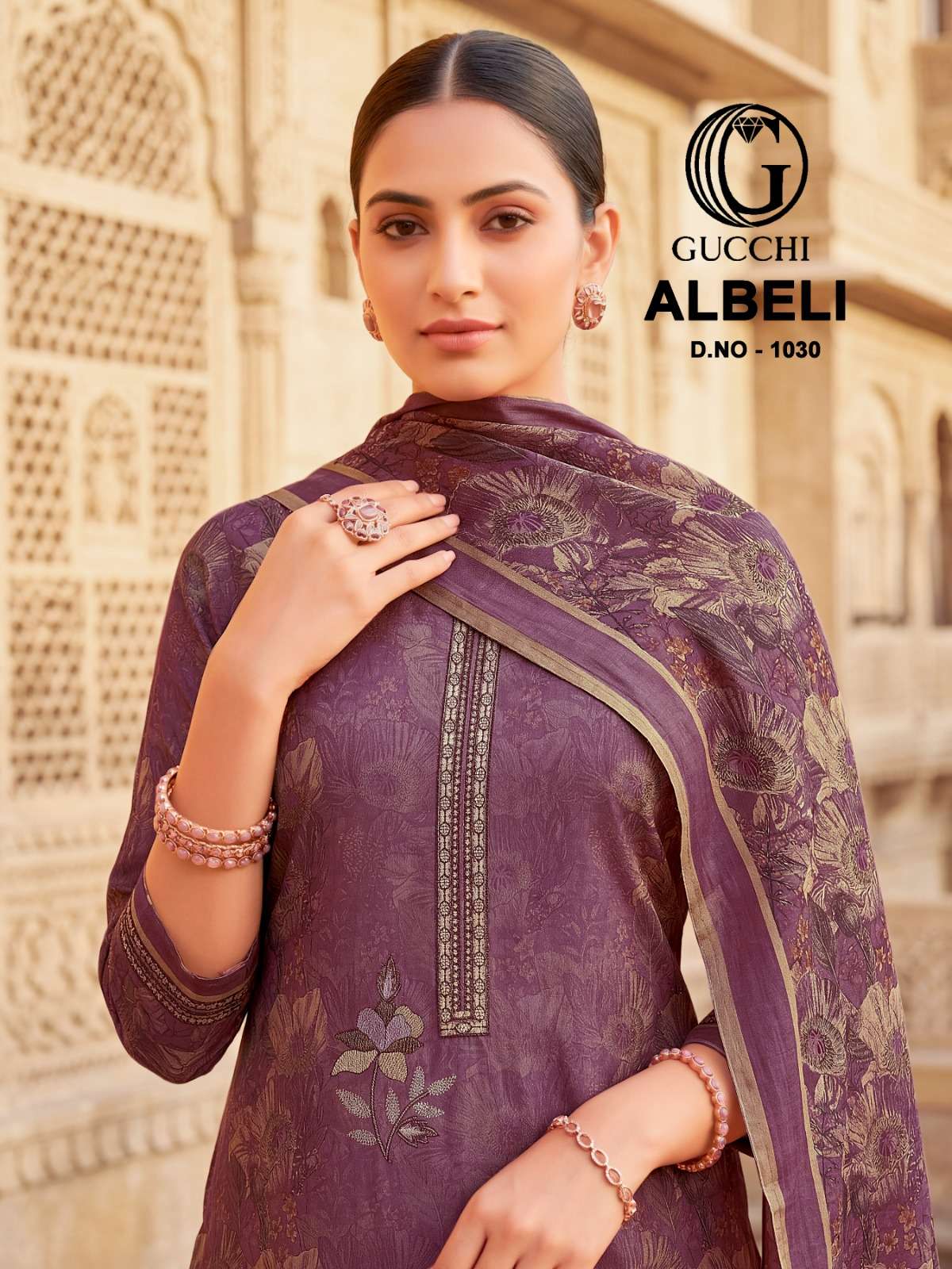 ALBELI  1030 by GUCCHI suit collection manufacturers surat 