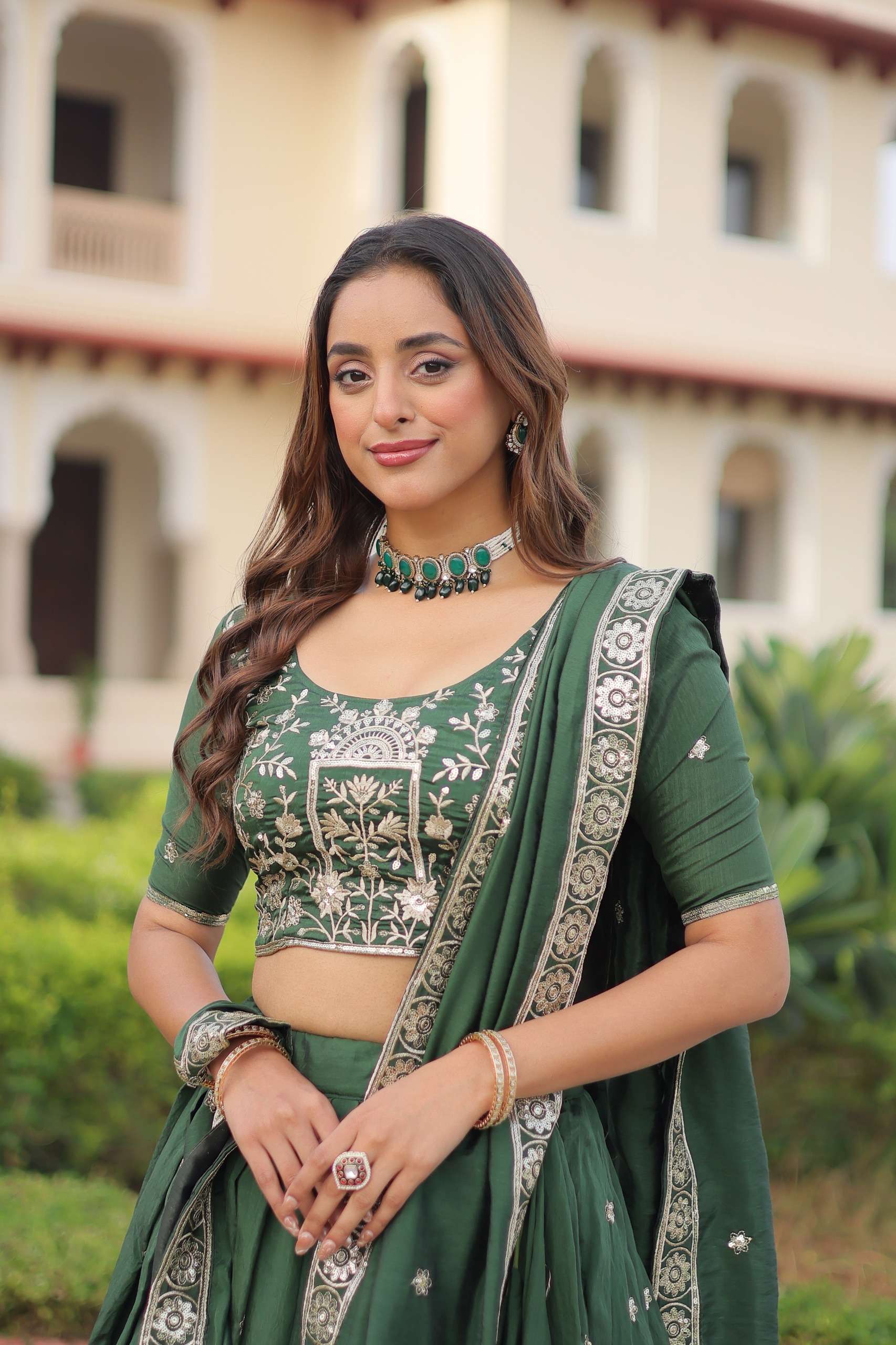 Code LW 7153 LEHENGA CHOLI collection manufacturers surat