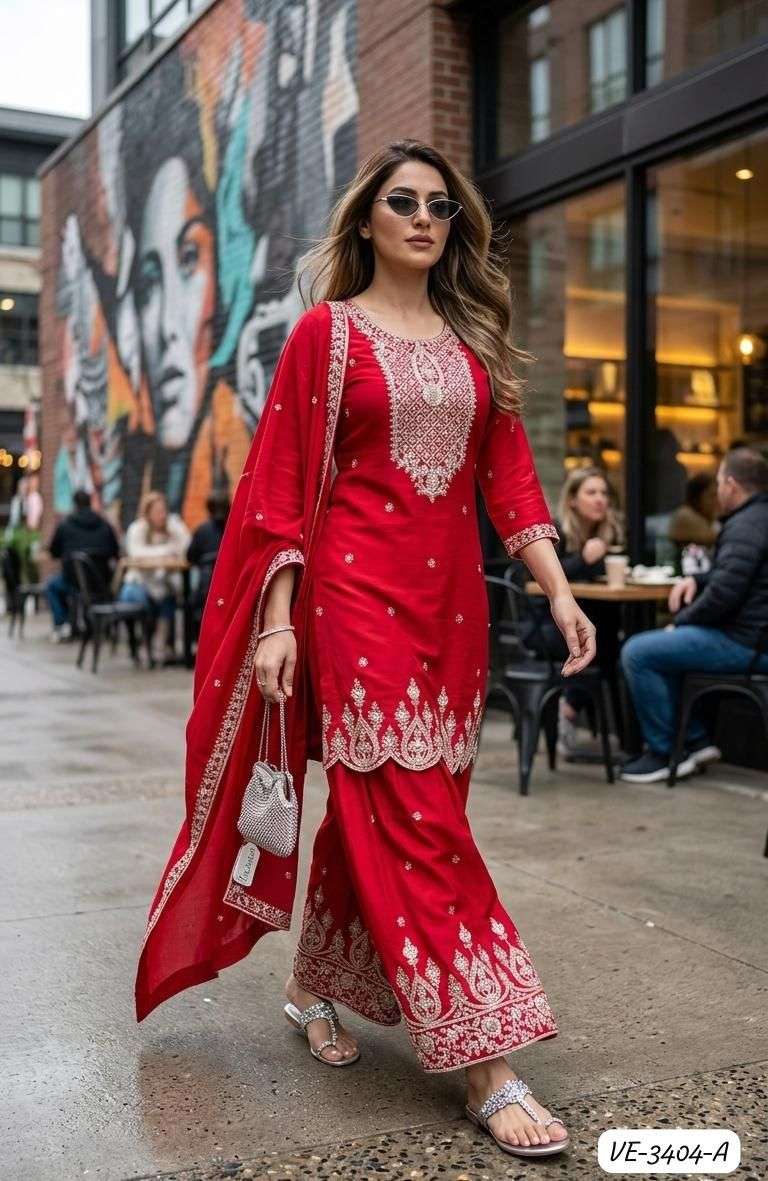 D no 3404 A B  3405 A B Suit collection manufacturers surat 