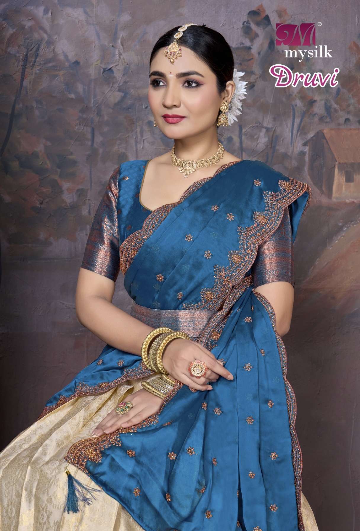 DHRUVI by Mysilk lehenga choli collection manufacturers surat 