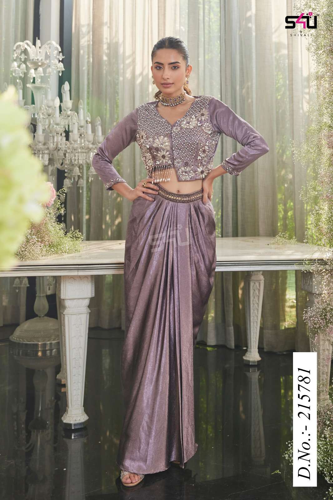 F DRAPE  11015840 215781  ONION western wear suit collection manufacturers surat 