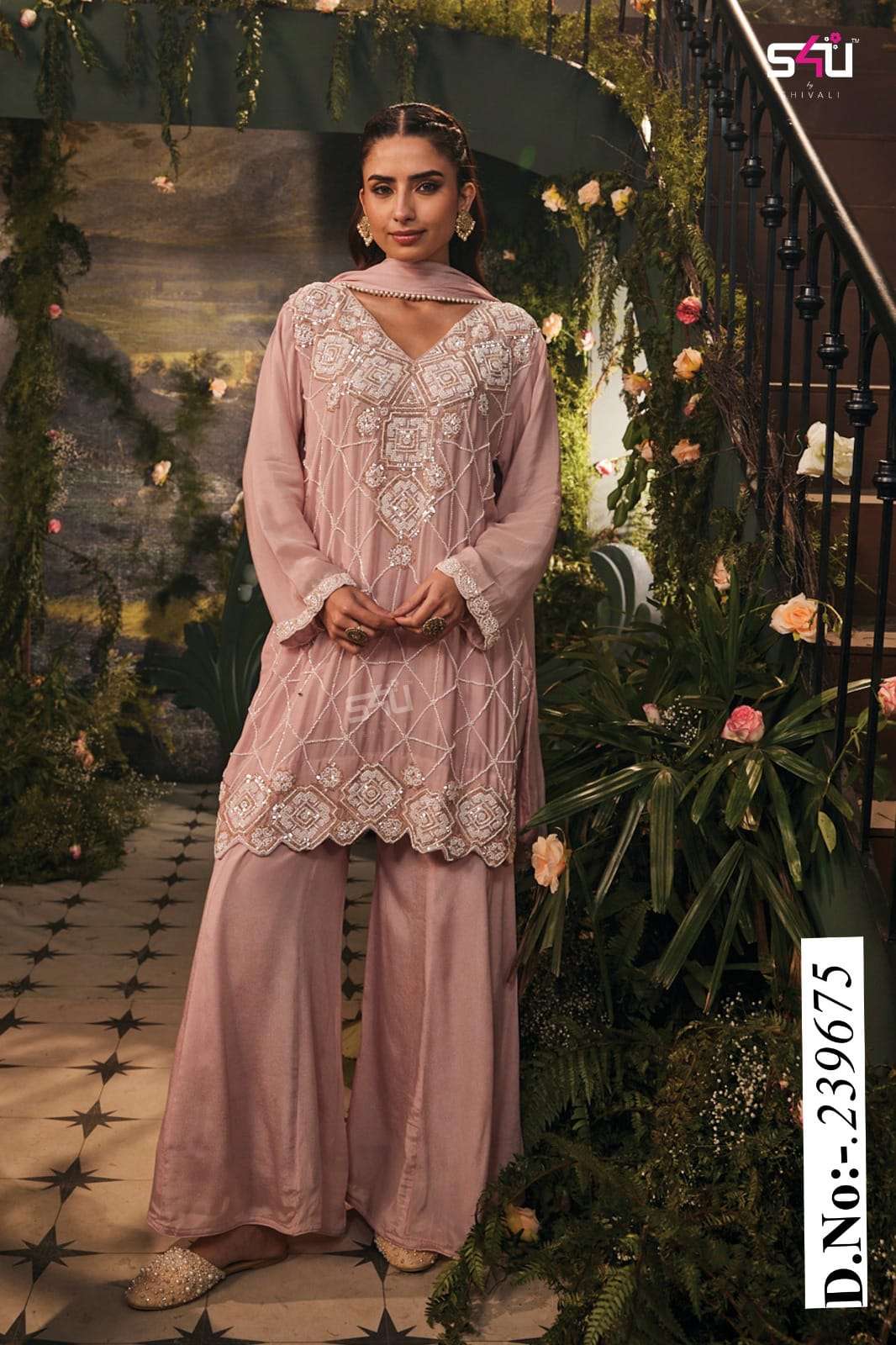 F SHARARA PLAZZO kurti collection manufacturers surat 