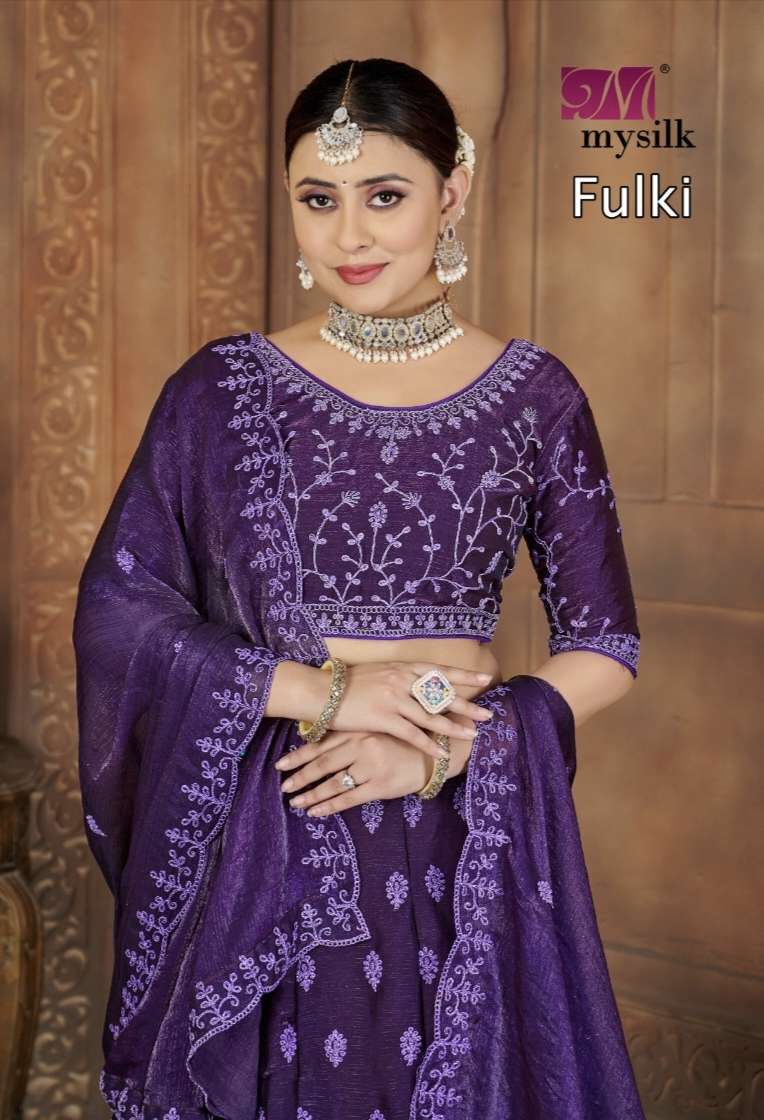 FULKI by Mysilk Lehenga Choli collection manufacturers surat 
