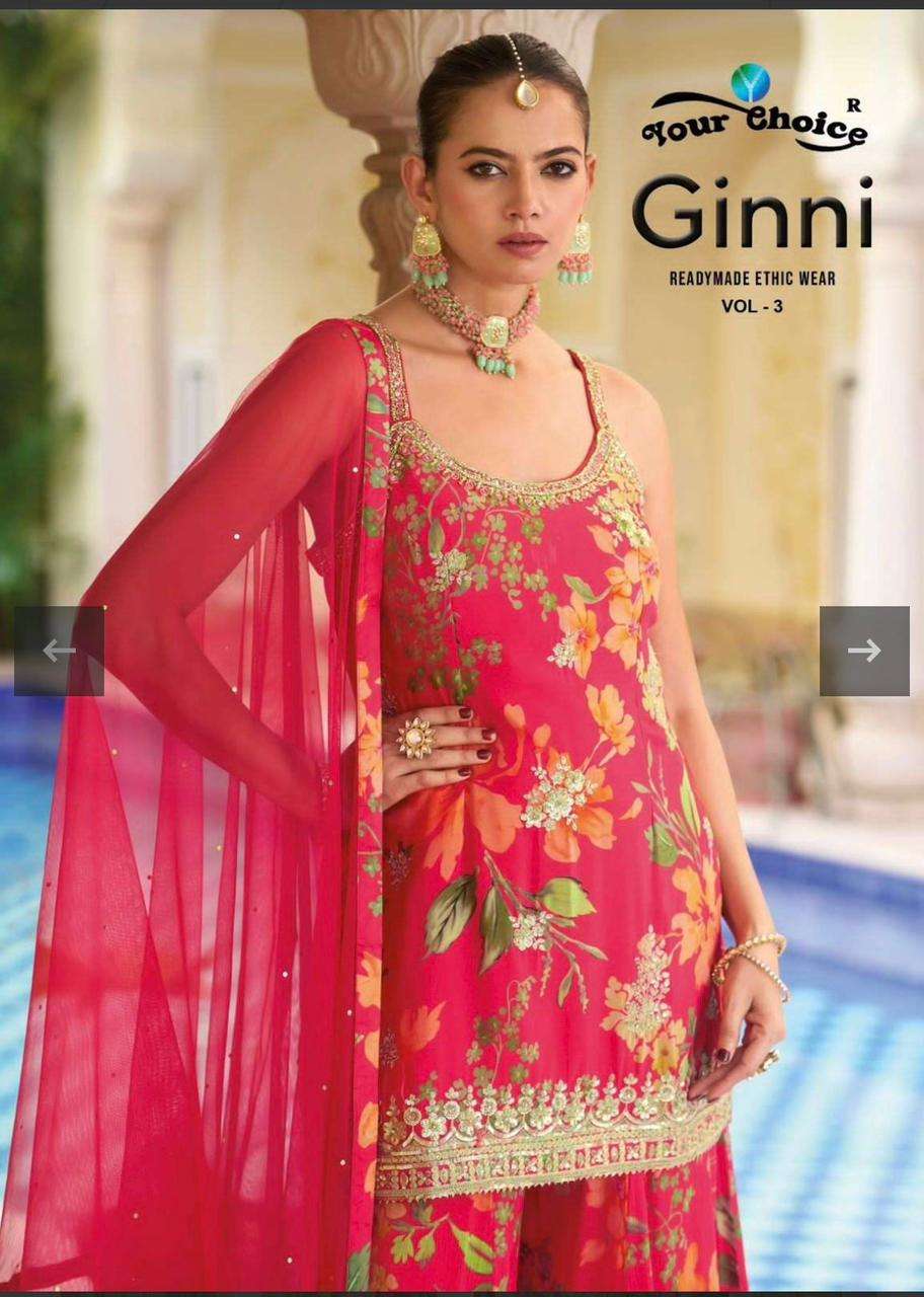 GINNI 3 by Your choice Suit collection manufacturers surat 