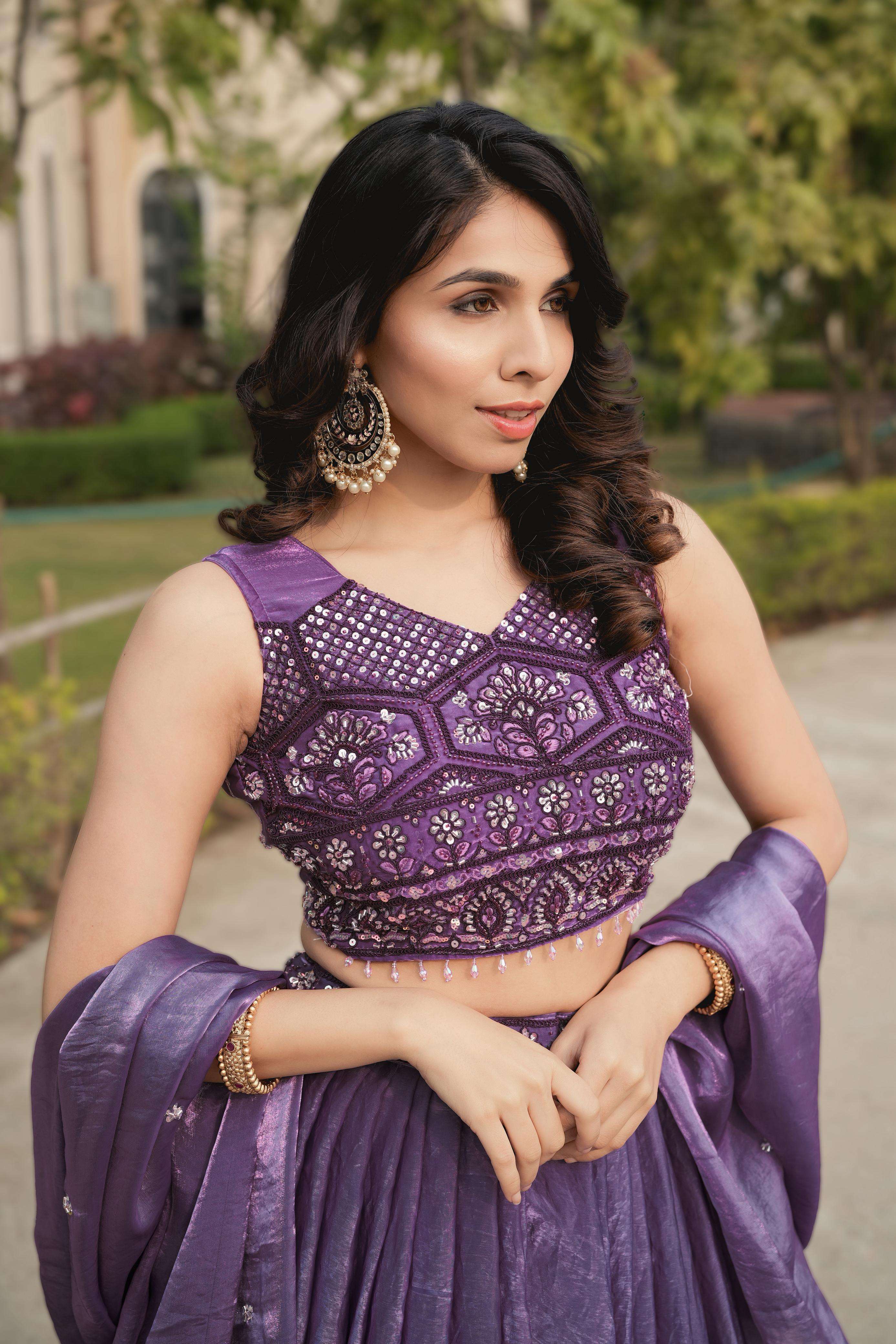 GRTN8125DARKLVNDR Lehenga choli collection manufacturers surat 