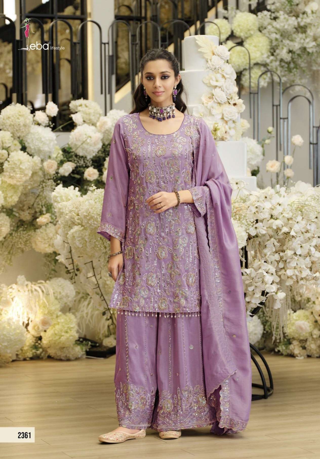 jhalak by EBA LIESTYLE Suit collection manufacturers surat 