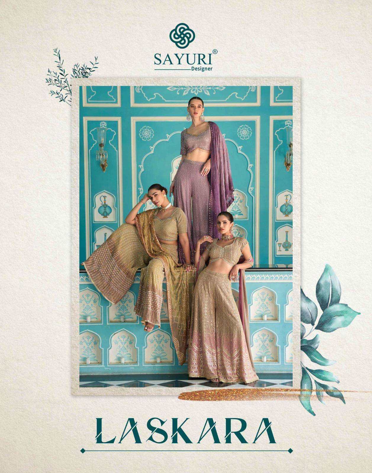 LASKARA 1 by SAYURI DESIGNER suit collection manufacturers surat 