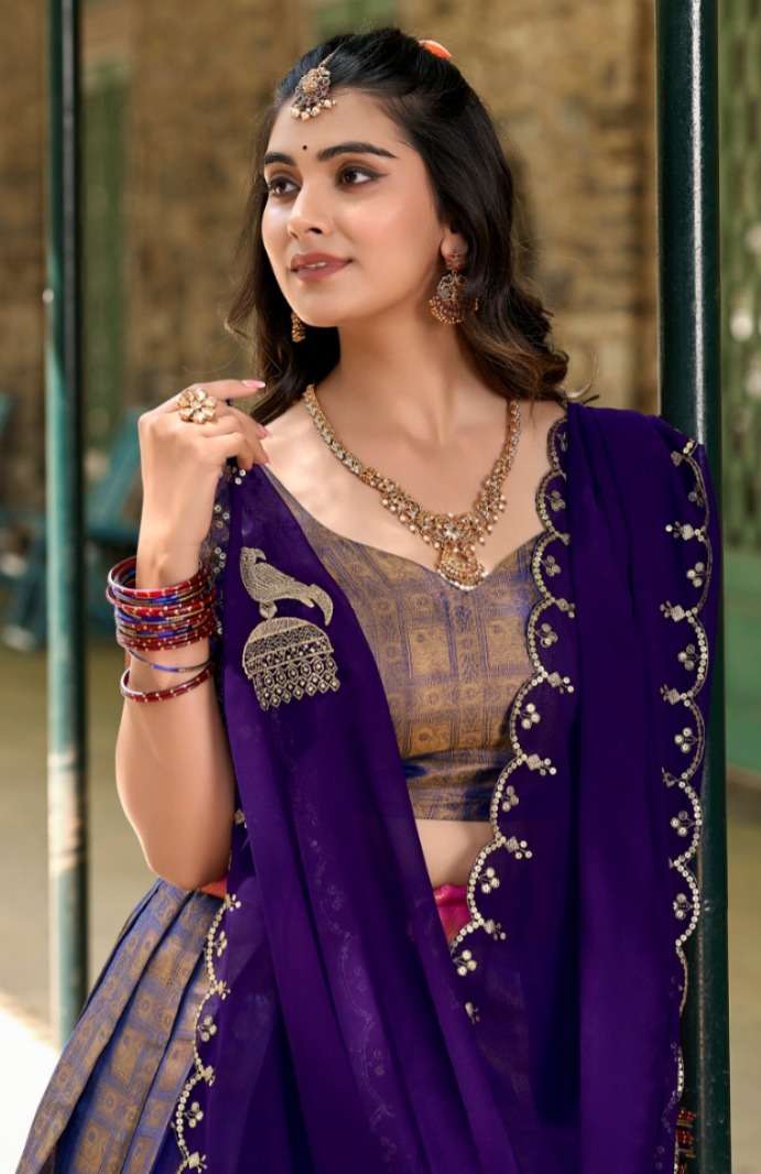 LNB2020BLU Lehenga Choli collection manufacturers surat 