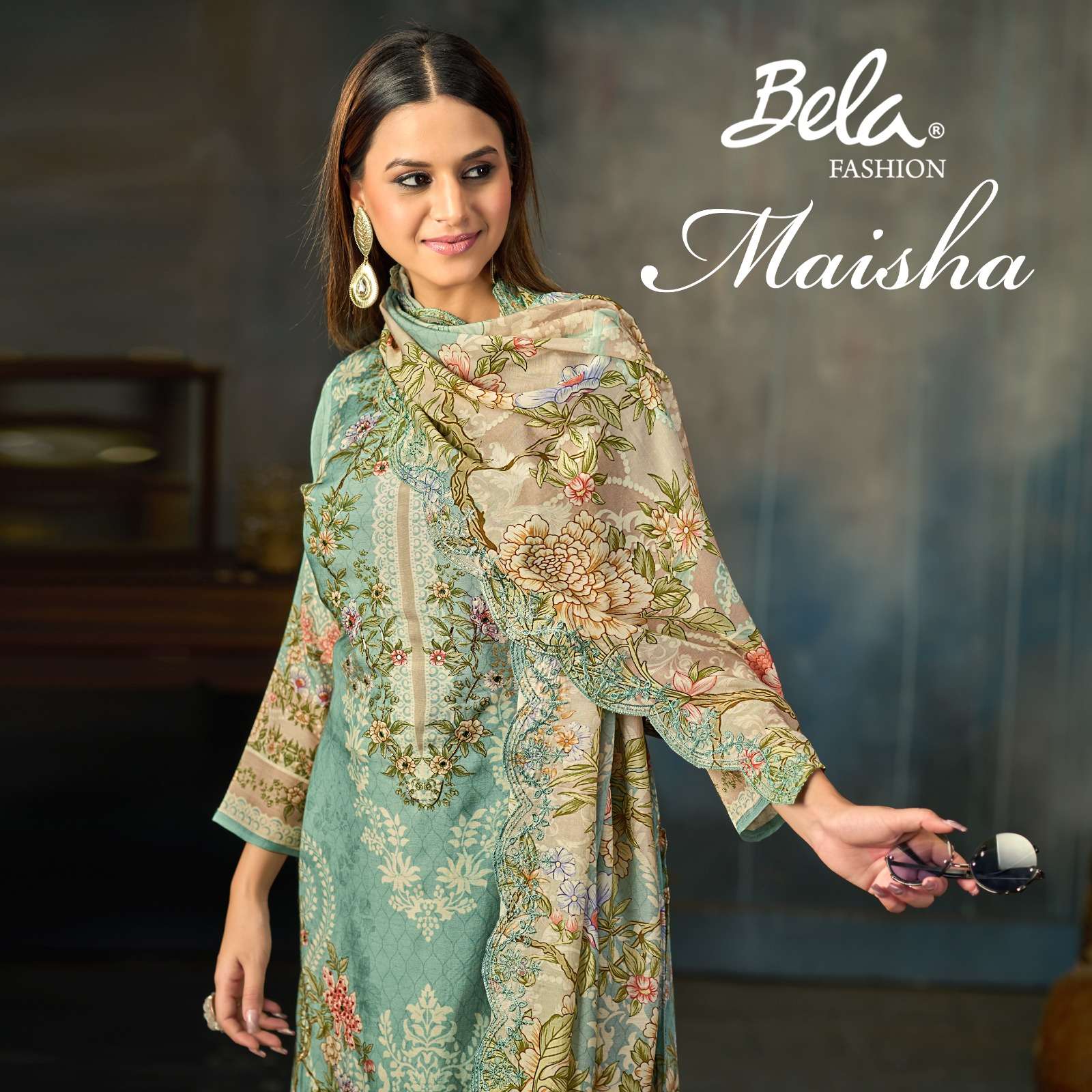 Maisha by bela suit collection manufacturers surat 
