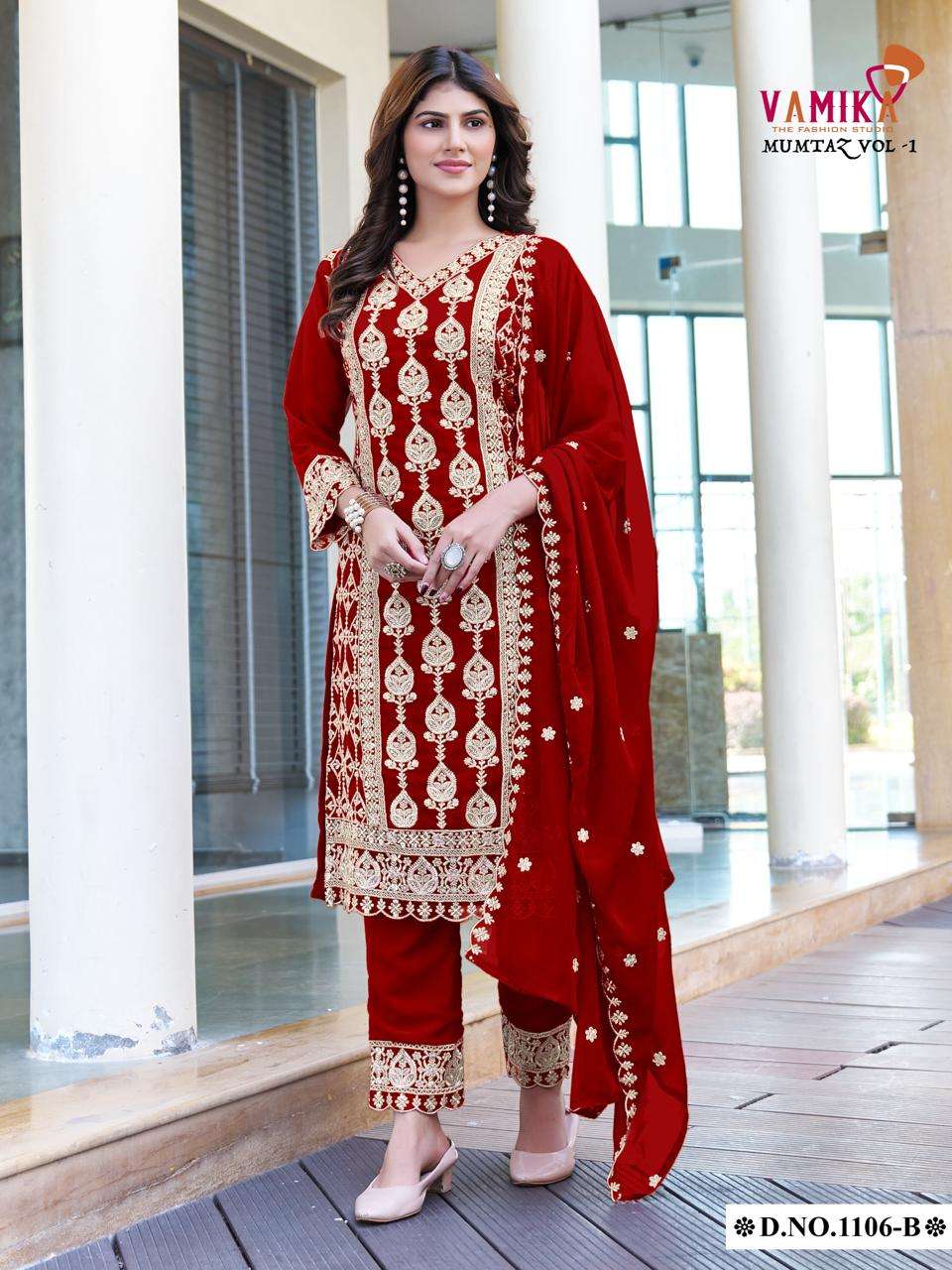 Mumtaz vol 1 by vamika kurti collection manufacturers surat 